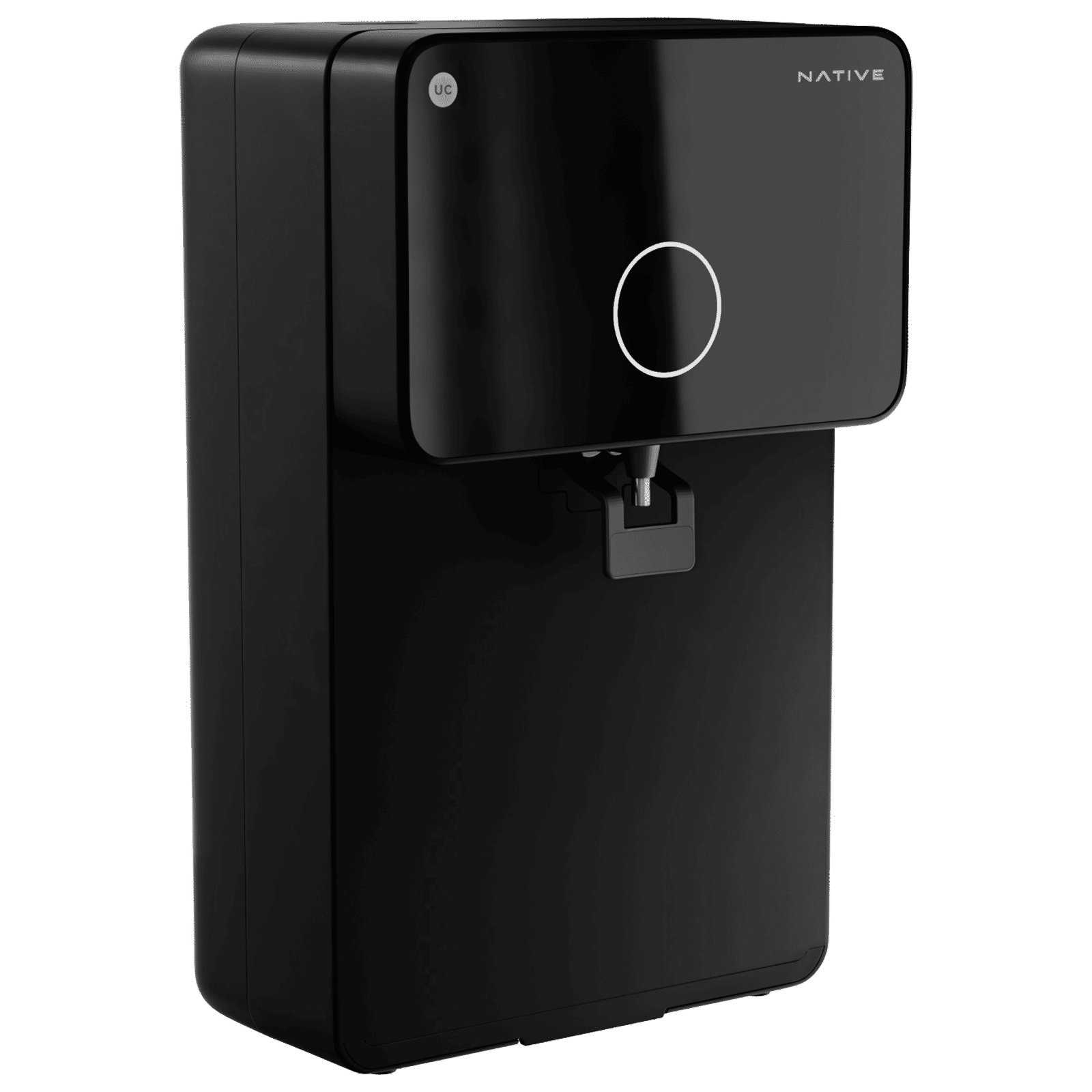 Native by UC M1 8L RO + UV + Copper + Alkaline + Minerals Water Purifier with Thin Film Composite Reverse Osmosis Membrane (Black)