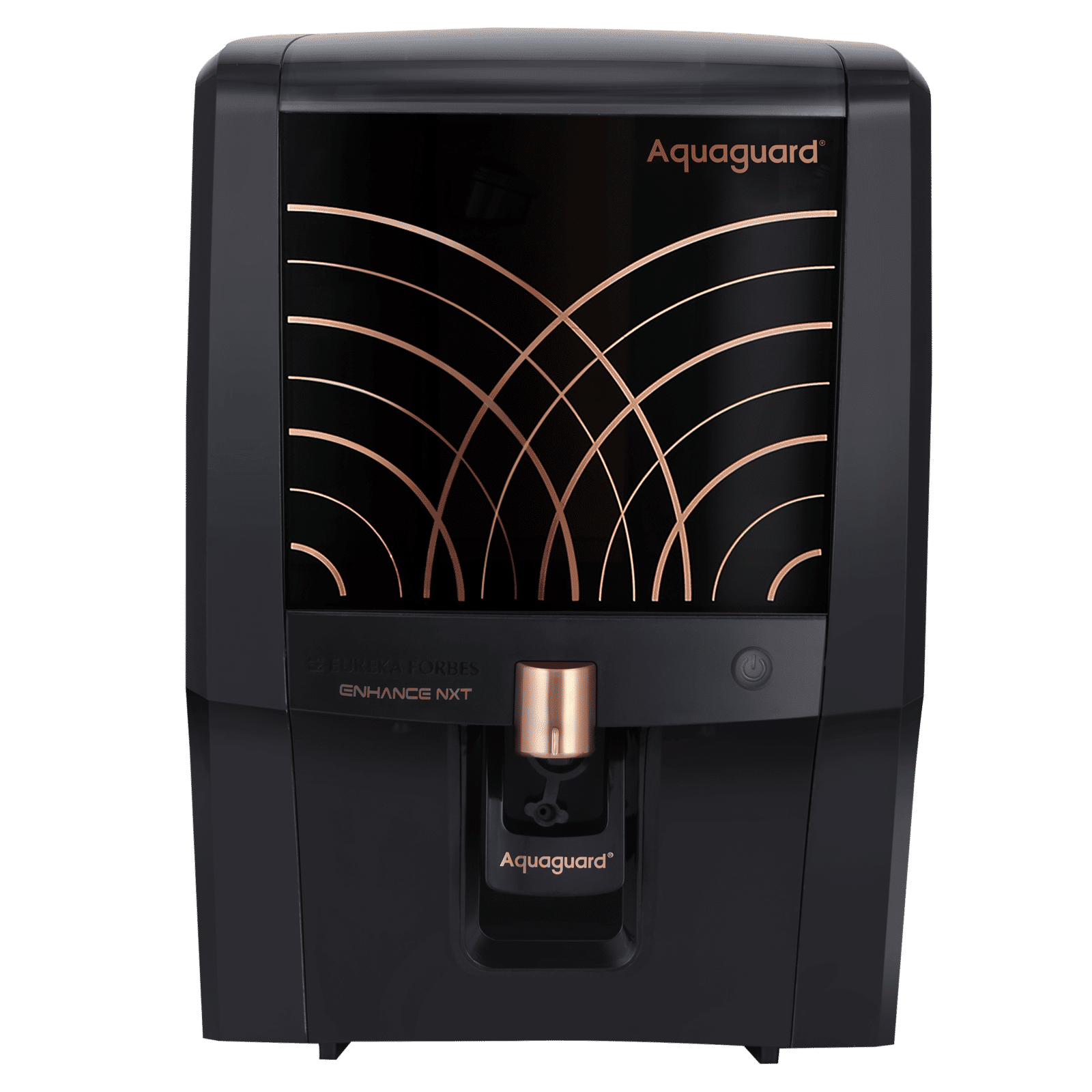 Aquaguard Enhance NXT 7L RO + UV + TA Water Purifier with Active Copper Technology Technology (Black)