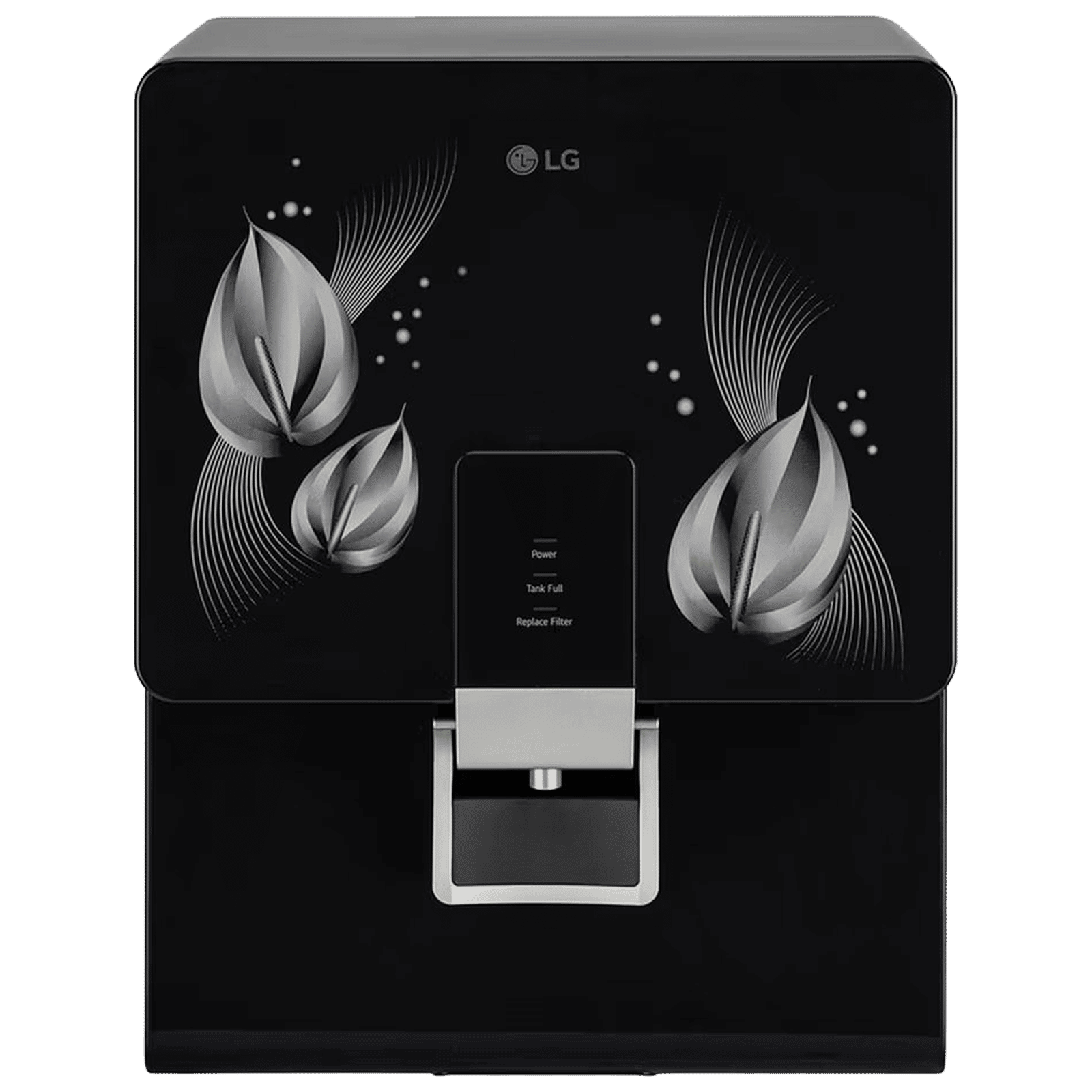 LG WW146RPLB 8L RO + Mineral Booster Water Purifier with Steel Tank (Black)