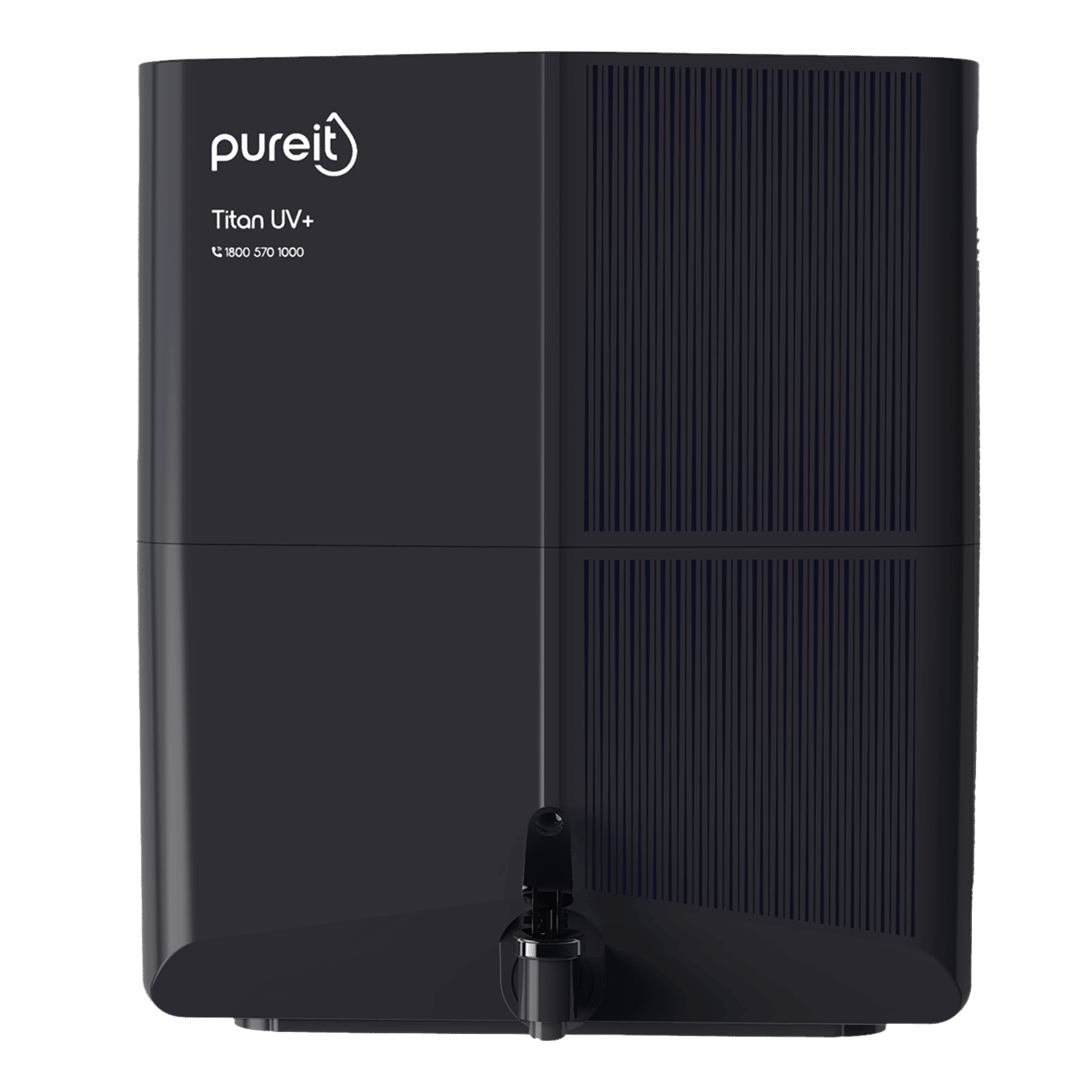 pureit Titan UV+ 7L UV Lamp + UFSC+ UV Led Water Purifier with Integrated Sediment Filter (Black)