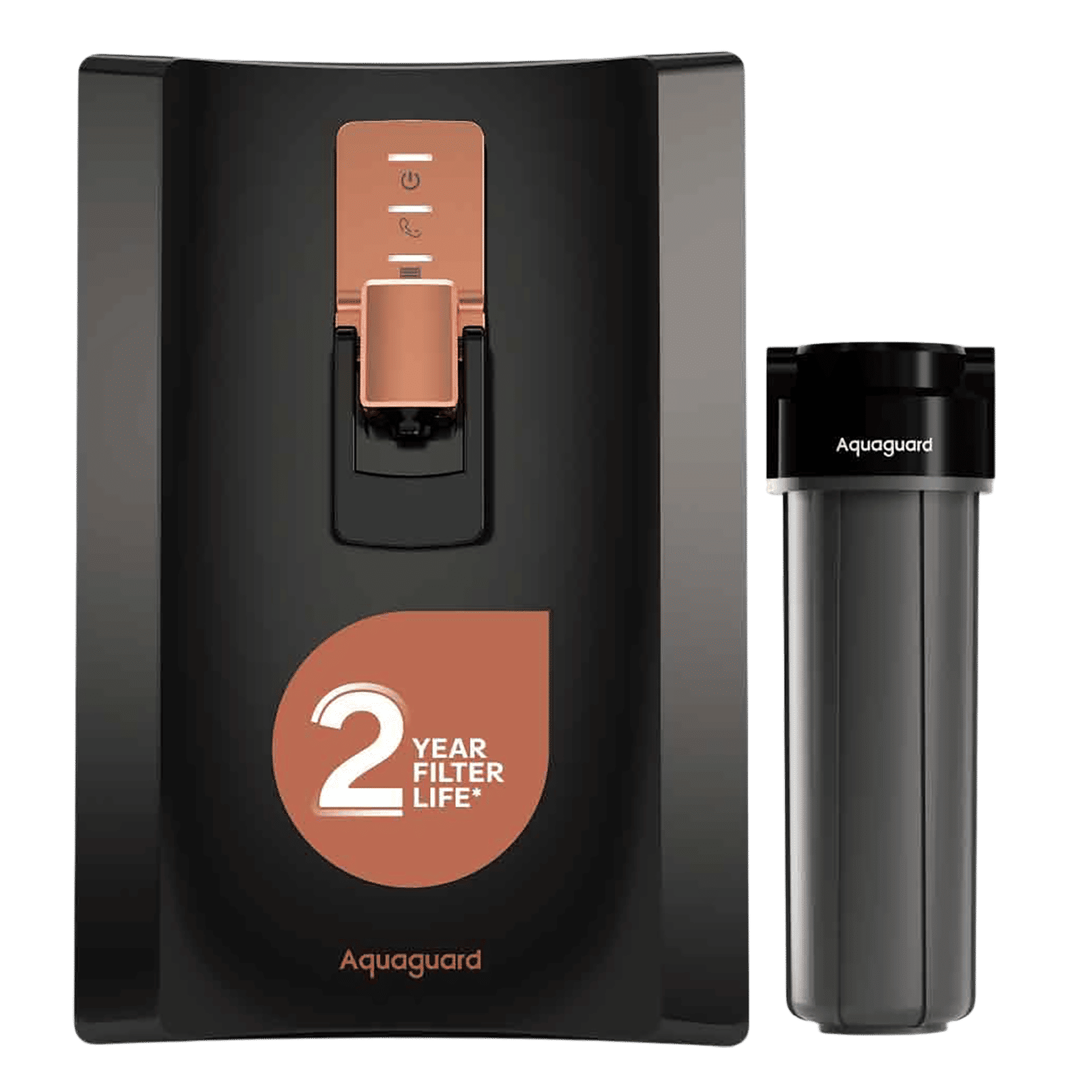 Aquaguard Enrich Superio 5L UV+UF Water Purifier with Active Copper Zinc Booster Technology (Black)