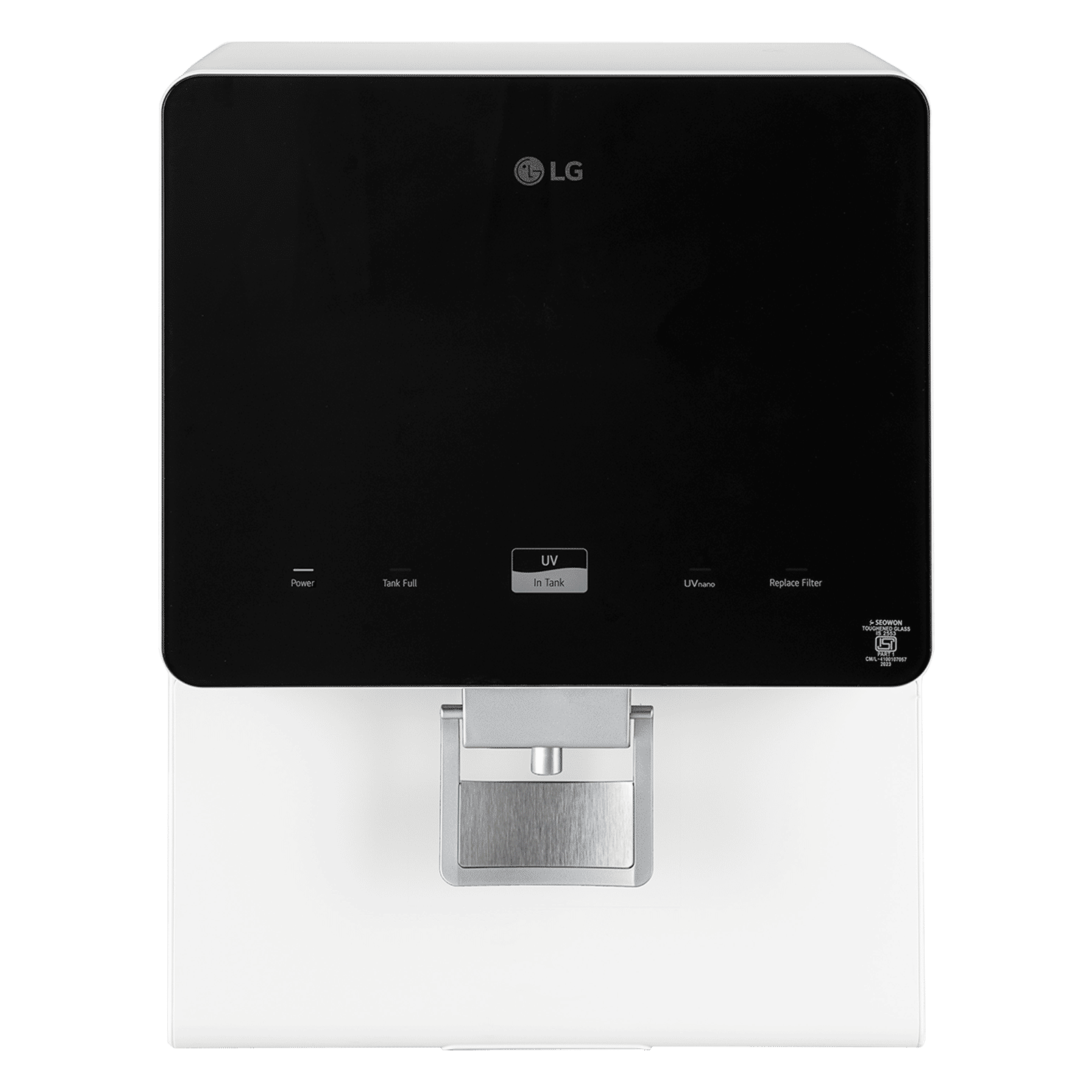 LG WW176GTBW 8L RO + UV + Mineral Booster Water Purifier with Multi Stage Filtration (Black & White)