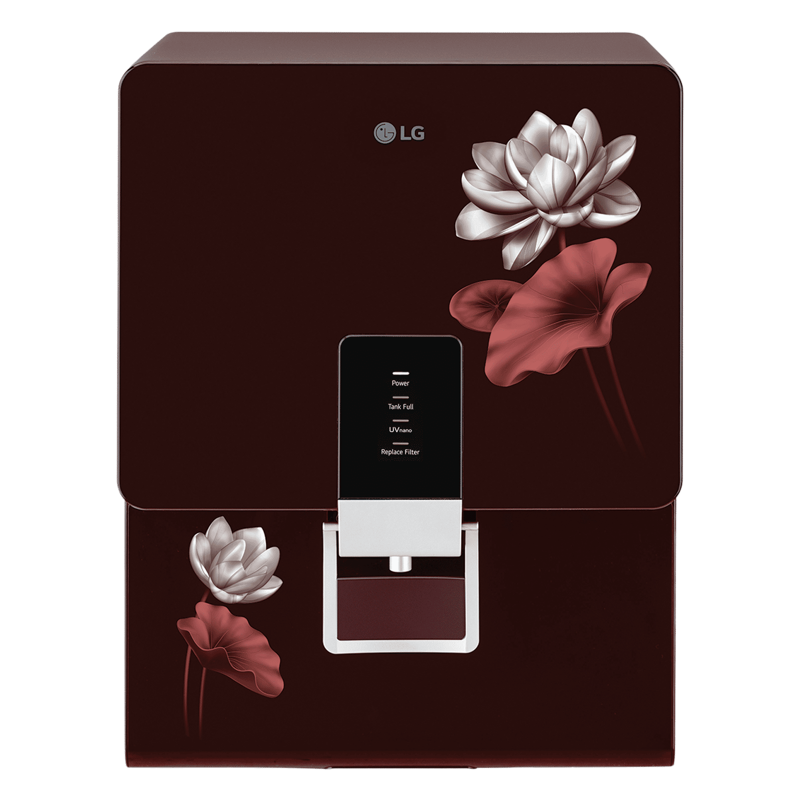 LG PuriCare 8L RO + UV + Mineral Booster Water Purifier with Multi Stage Filtration (Crimson Red)