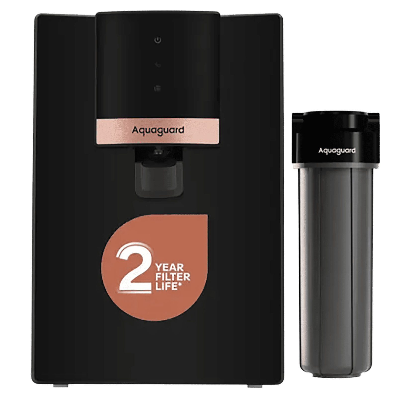 Aquaguard Enrich Neo 6L UF + UV 2X Water Purifier with Mega Sediment Filter (Black)