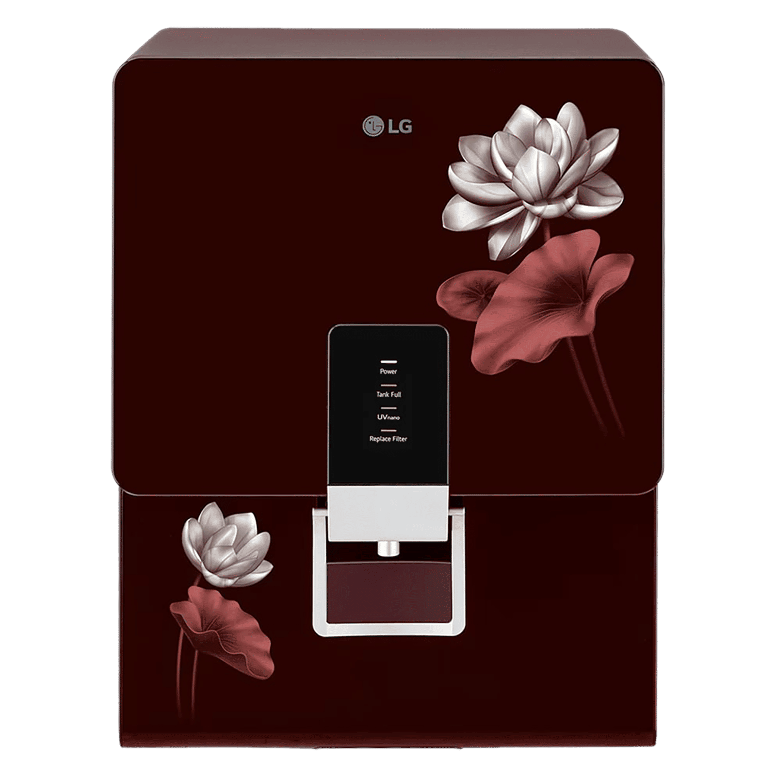 LG 8L RO + UV + Mineral Booster Water Purifier with Multi Stage Filtration (Crimson Red)