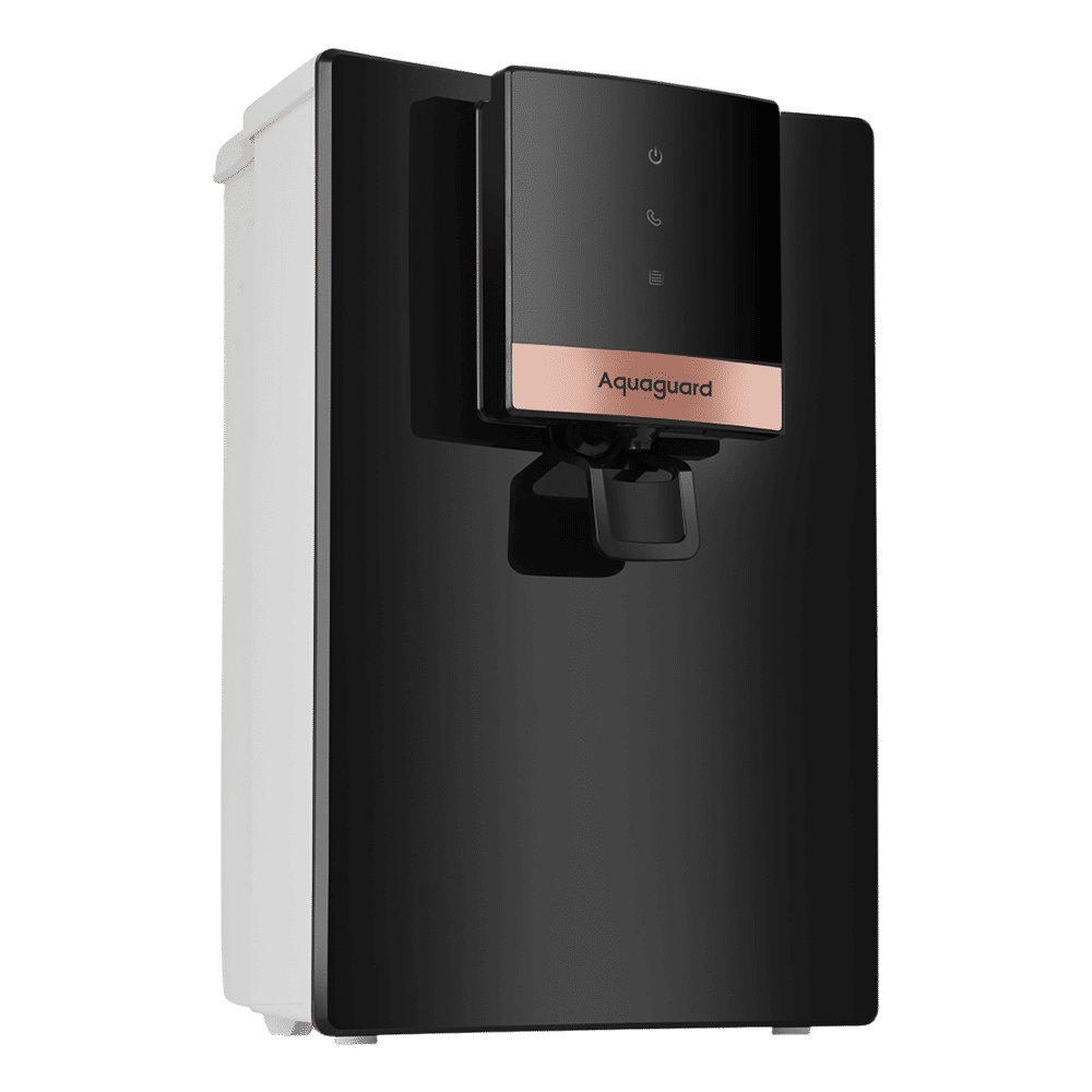 Aquaguard Enrich Neo 6L UV + Copper Water Purifier with 4-in-1 Active Copper Infusion Technology (Black)