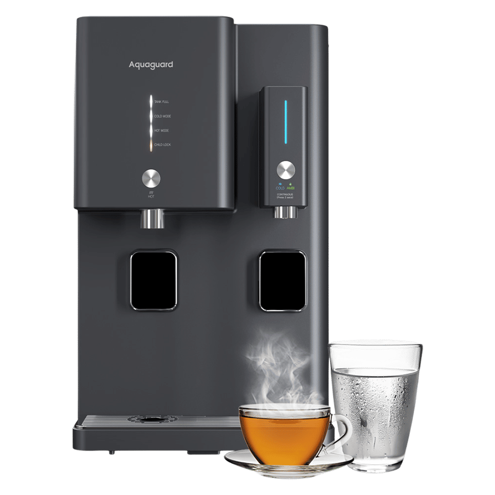 Aquaguard Aspire Arctic 8L RO Hot & Cold Water Purifier with Insta Chill Technology (Black)