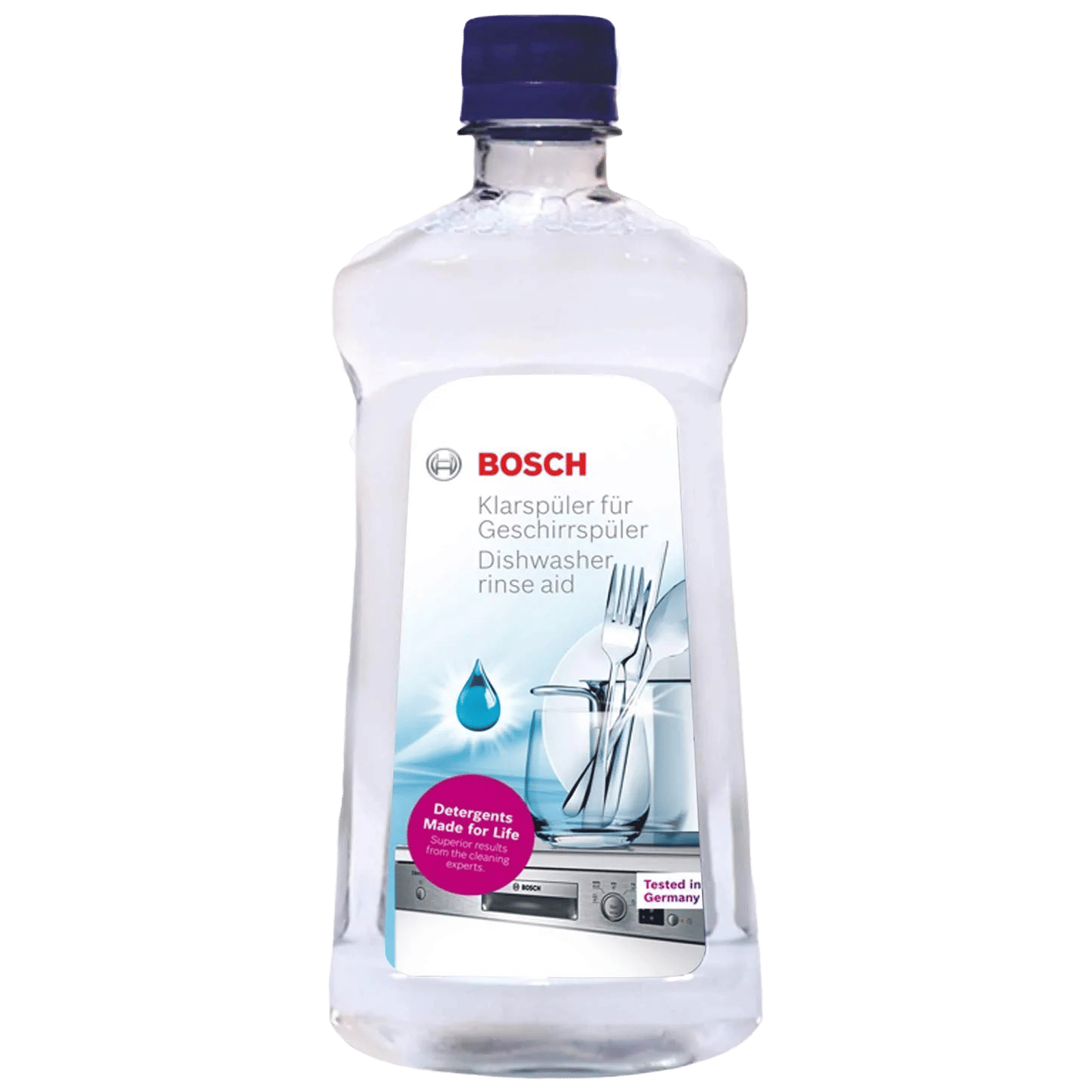 BOSCH Rinse Aid for Dishwasher ( 400 ml, 17001310, Blue)