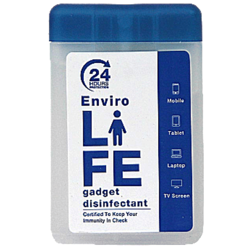 Environics Envirolife Device Disinfector (Disinfects Up To 99.99%, Pack of 1, 126ELGD, White)