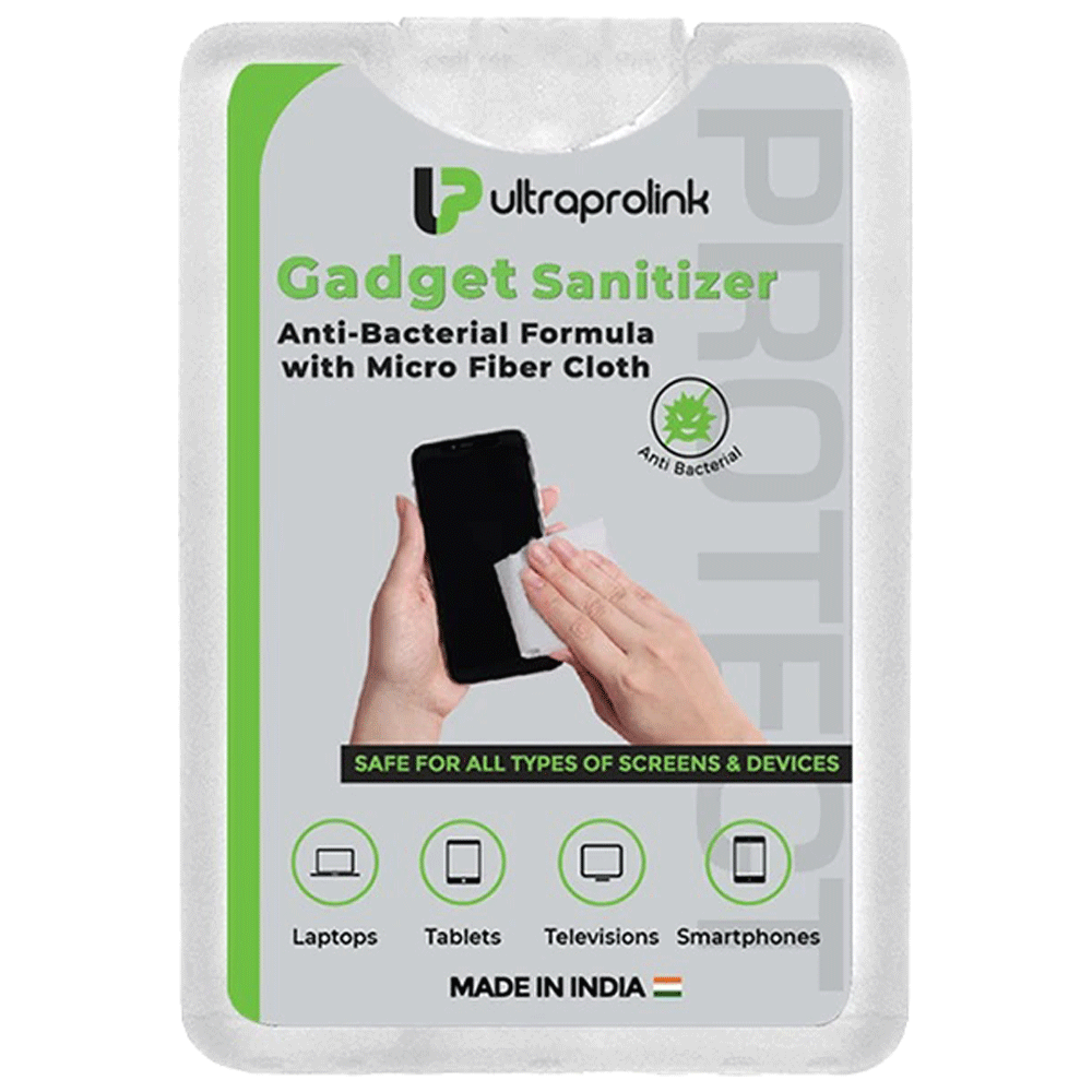 Ultraprolink Cleaning Kit For Laptops, Tablet & Mobiles (Anti-Static Formula, UM1031, Transparent)