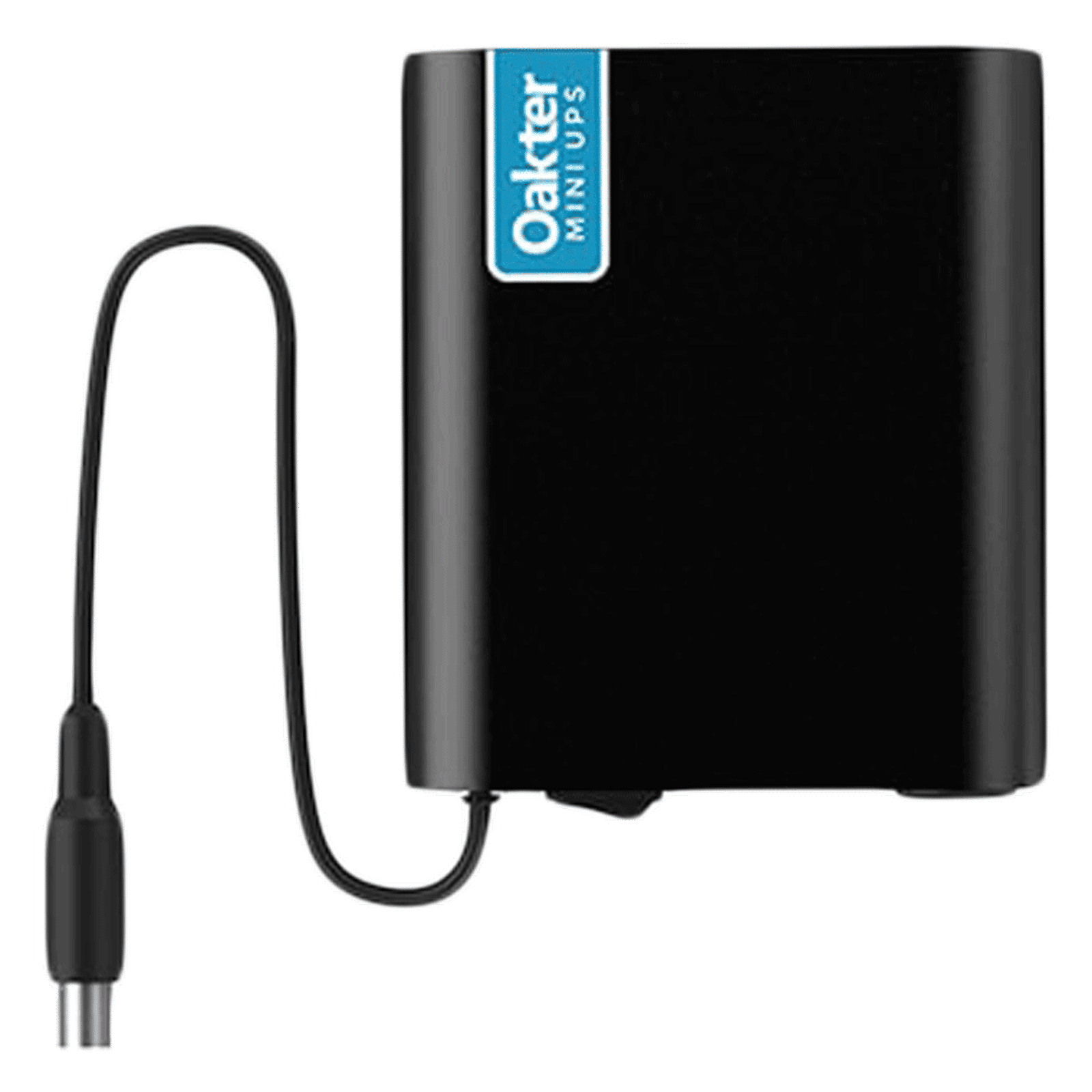 Oakter MiniUPS UPS for Wi-Fi Routers, Set top Box and CCTVs (OMUPS12, Black)
