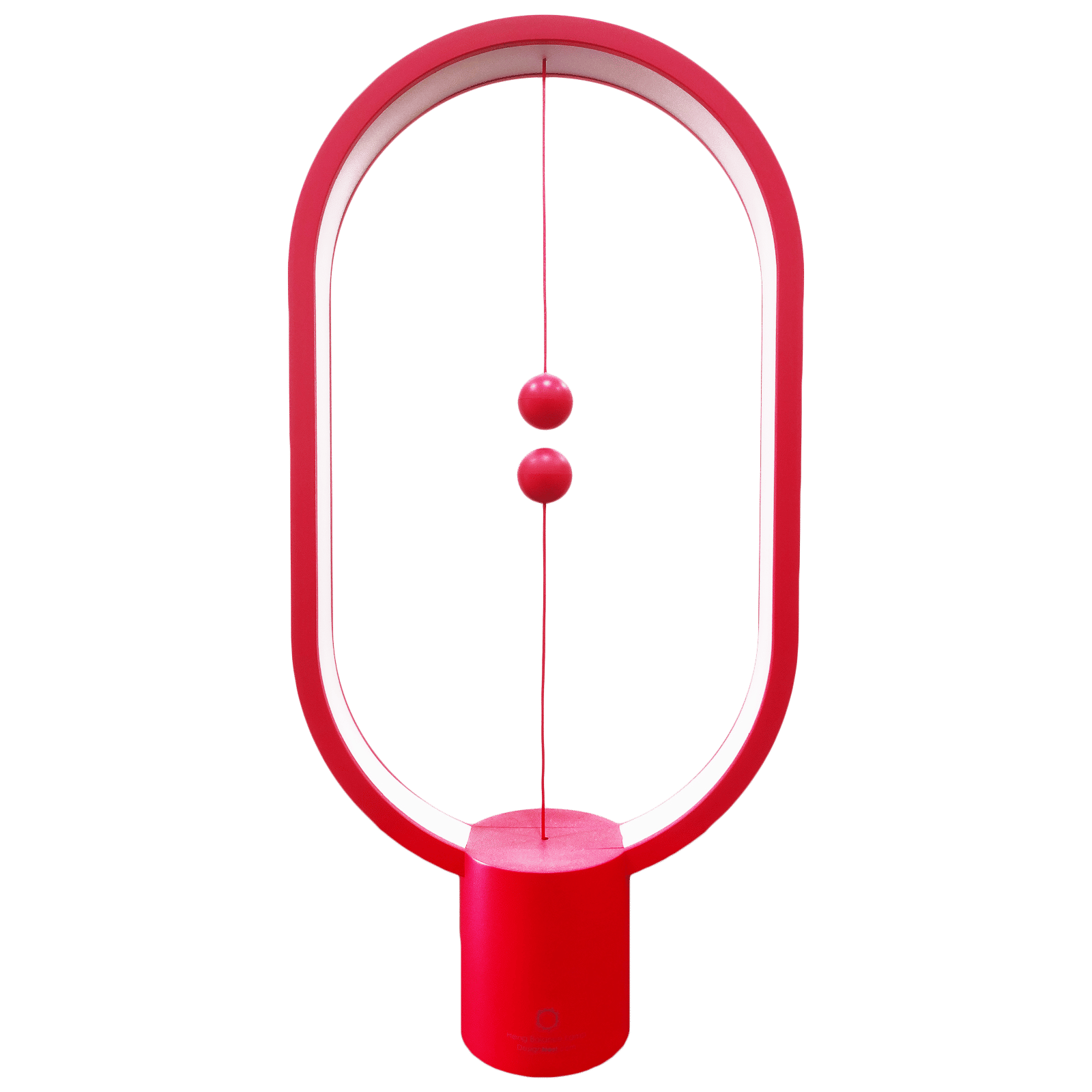 DesignNest Heng Balance 5 Watts LED Table Lamp (249 Lumens, 20000 Hours Life Span, DH0075RD/HBLEUC, Red)