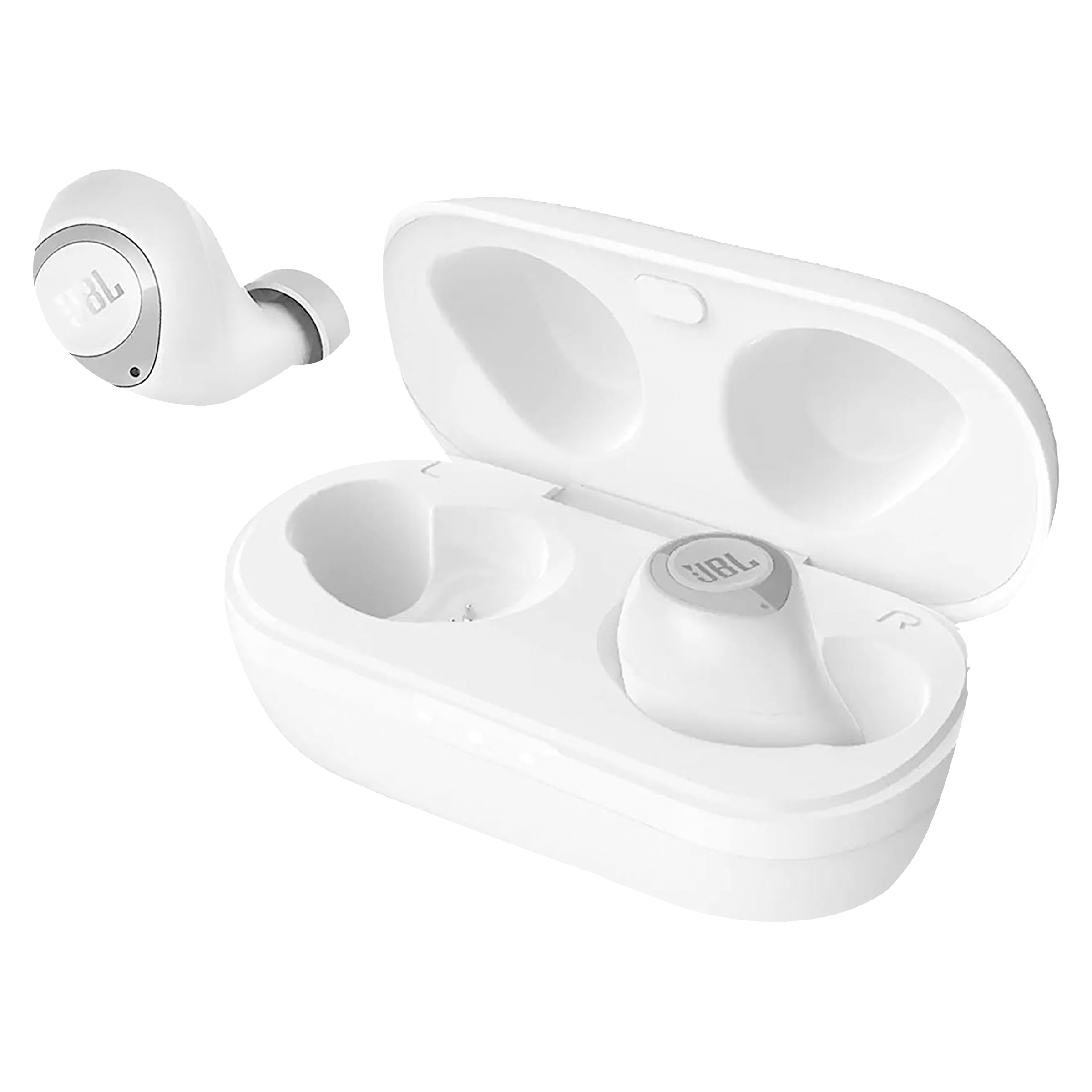 JBL C105TWS JBLC105TWSWHT In-Ear Truly Wireless Earbuds with Mic (Bluetooth  JBL Pure Bass Sound, White)