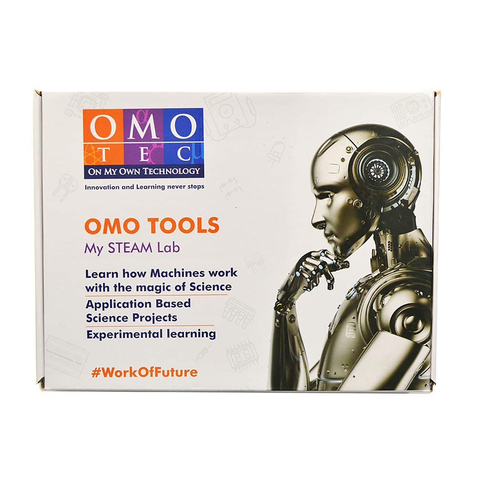 OMOTEC Electronics Learning Kit for 9+ (Experiential Learning, 1, White)