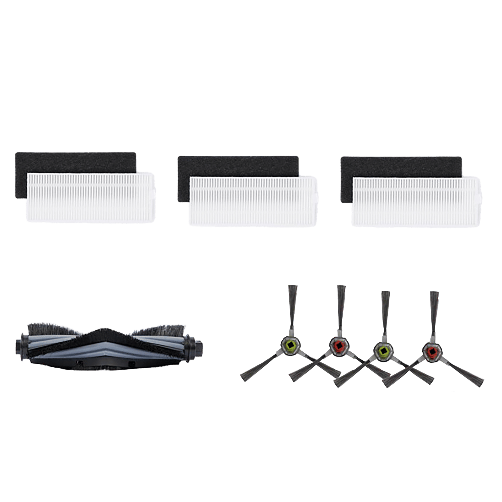 ECOVACS Floor Cleaner for DEEBOT U2 PRO (Accessory Kit, U2PROAKIT, Black)