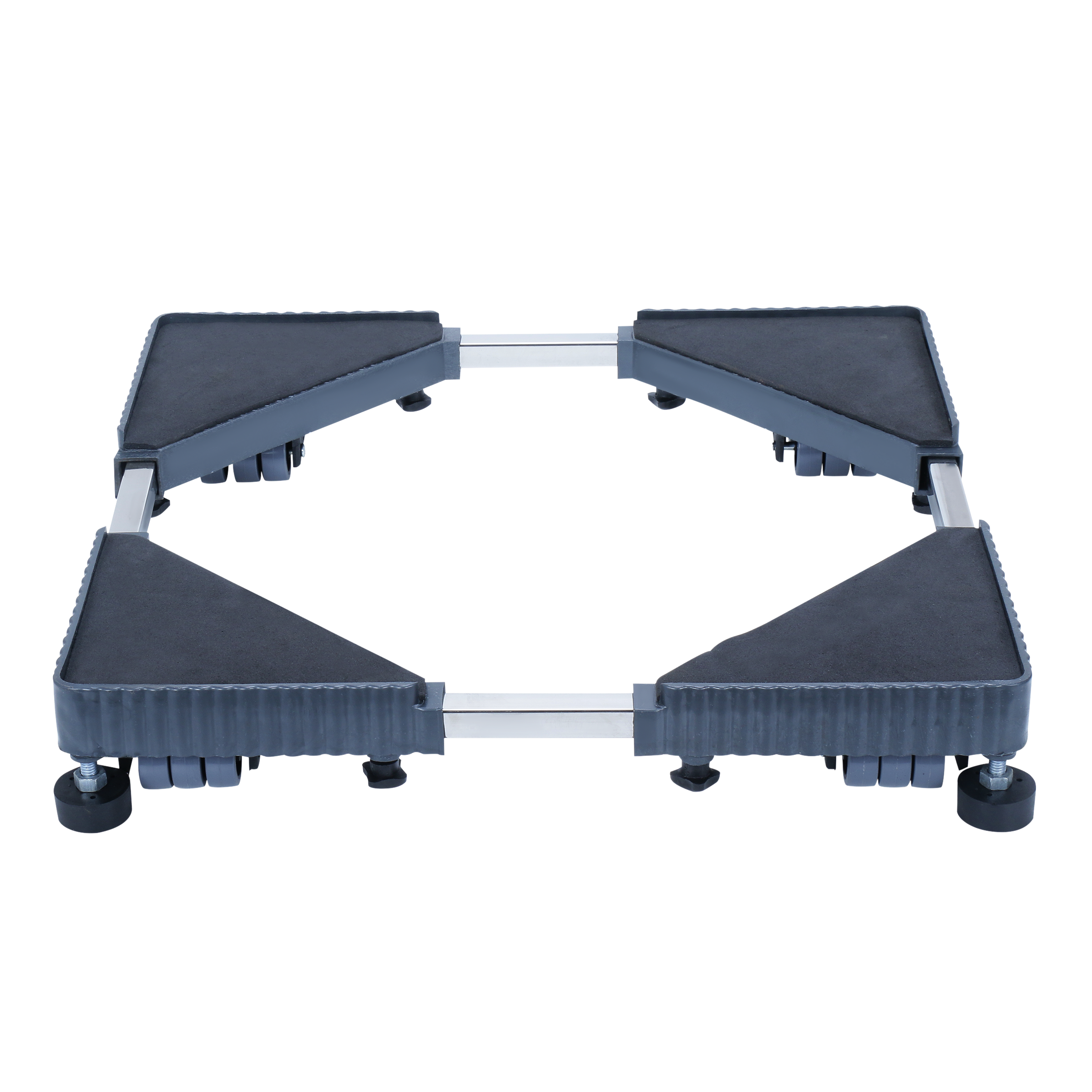 Croma 24 Wheel Trolley Stand for Washing Machine and Refrigerator ( Black)