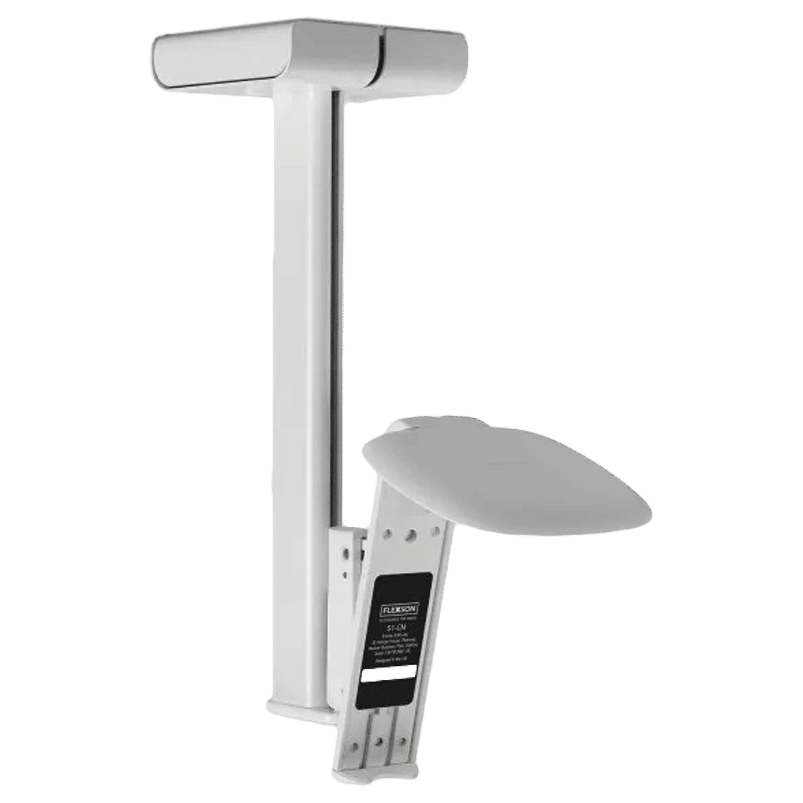 FLEXSON Ceiling Mount (Sophisticated Design, FLX-ONECLMT-WHT, White)