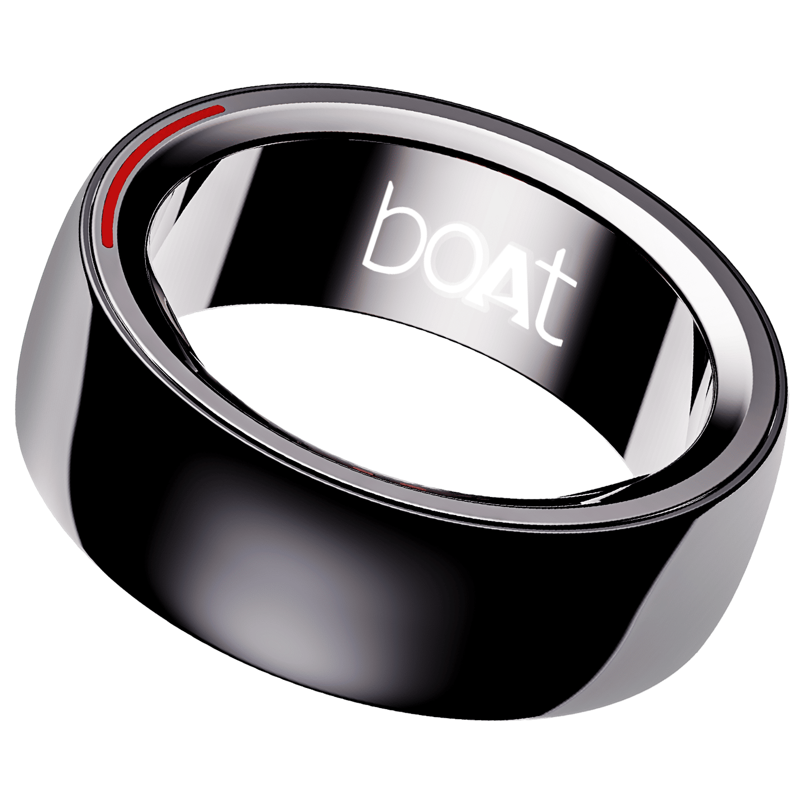 boAt Gen 1 Smart Ring with Activity Tracker (Size 7, 5ATM Water Resistant, Charcoal Black)