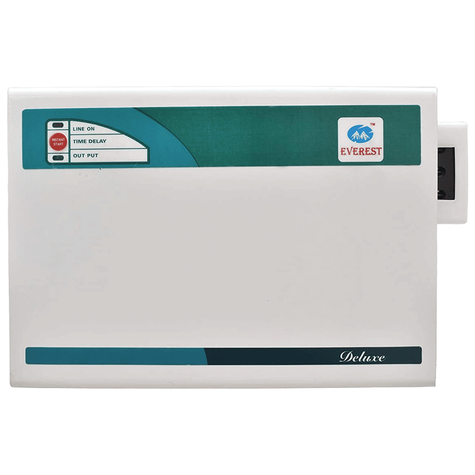 Everest EW 4 KVA DELUXE 10 Amps Voltage Stabilizer For Up to 1.5 Ton AC (170 - 270 V, Thermal Overload Protection, White)