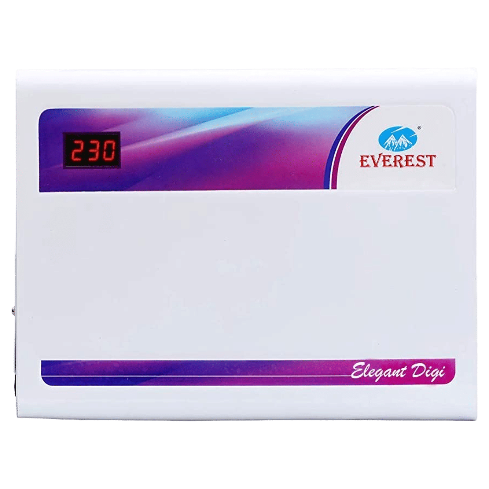 Everest EW 400 N Elegant Digi 14 Amps Voltage Stabilizer For 1.5T Air Conditioner (150 - 270 V, Thermal Protection, White)