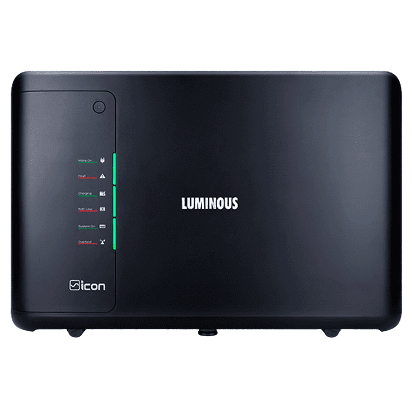 LUMINOUS Icon 1100 17 Amps Inverter (Sine Wave Technology, F04111012181, Black)
