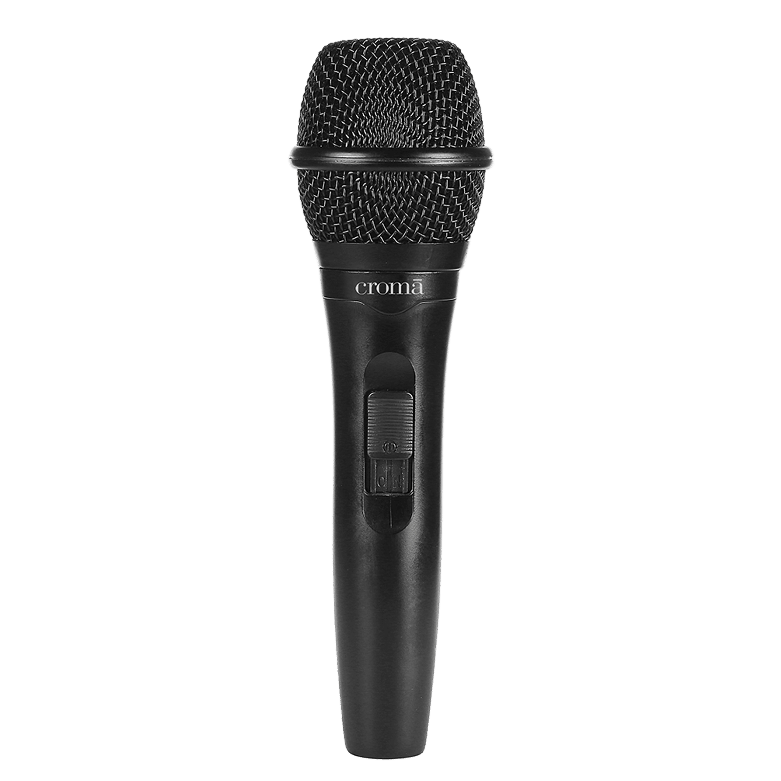 Croma Wired Microphone with Exceptional Voice Quality (Black)