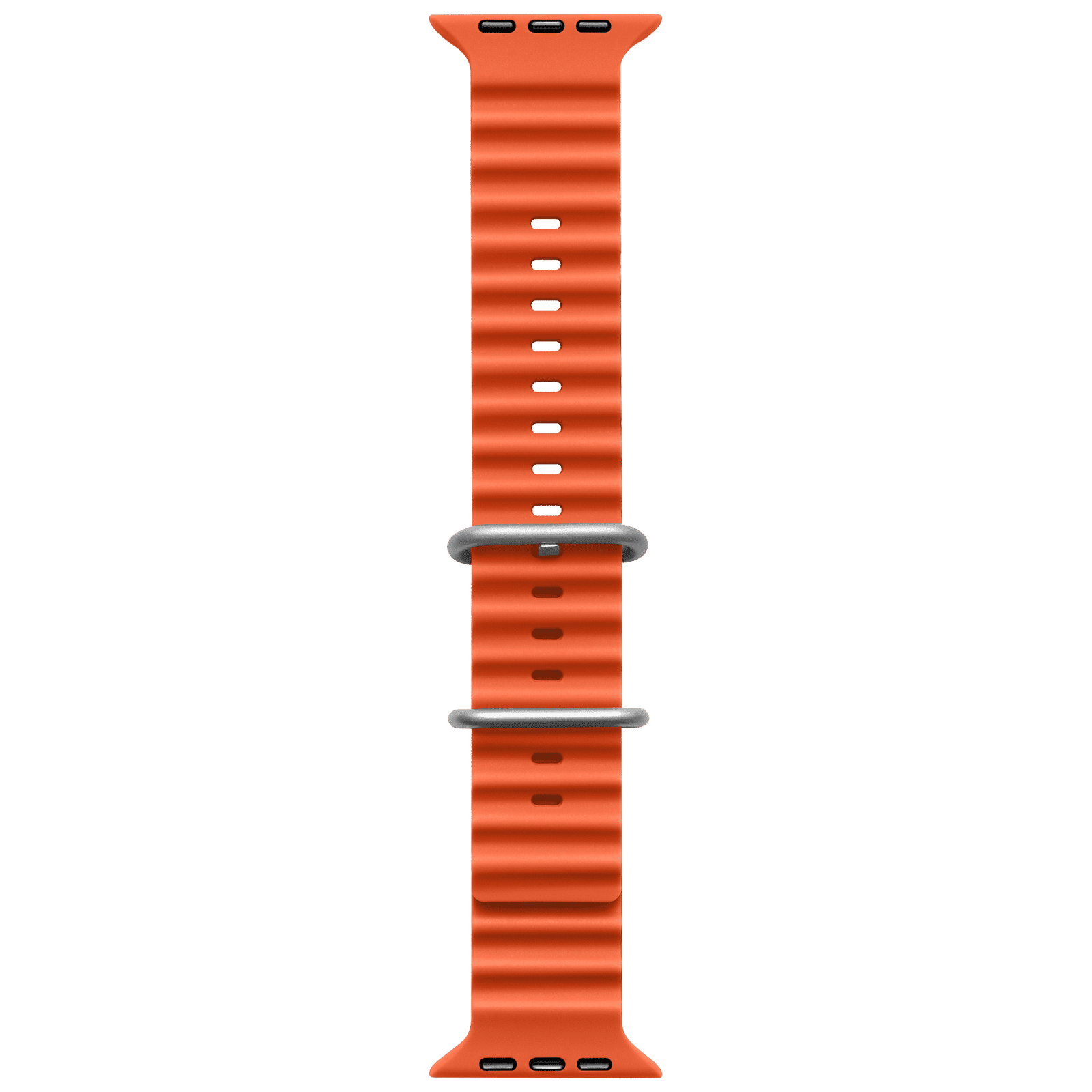 Muvtech Active Silicon Strap for Apple iWatch (42mm / 44mm / 45mm / 49mm) (Orange)