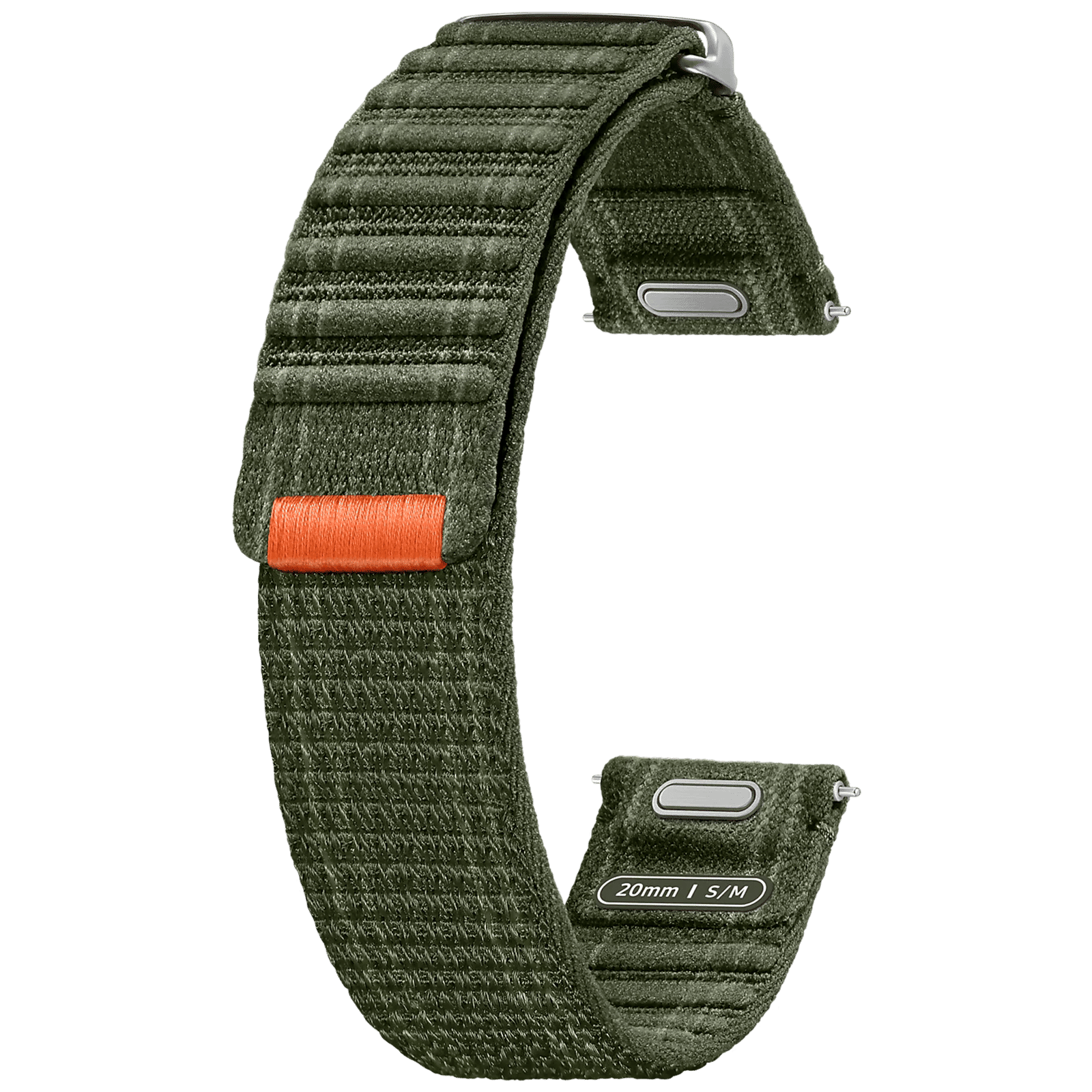 SAMSUNG ET-SVL30SKEGIN Fabric Band for SAMSUNG Galaxy Watch7 (S/M) (Effortless Style, Green)