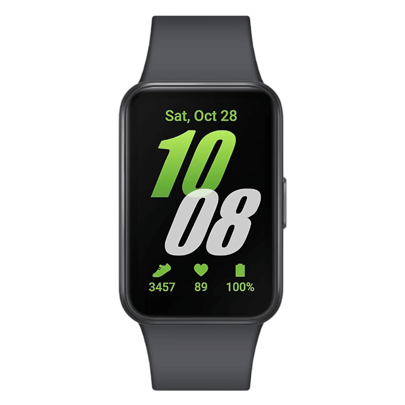 SAMSUNG Galaxy Fit3 Smartwatch with Activity Tracker (40.9mm AMOLED Display, IP68 Water Resistant, Gray Strap)
