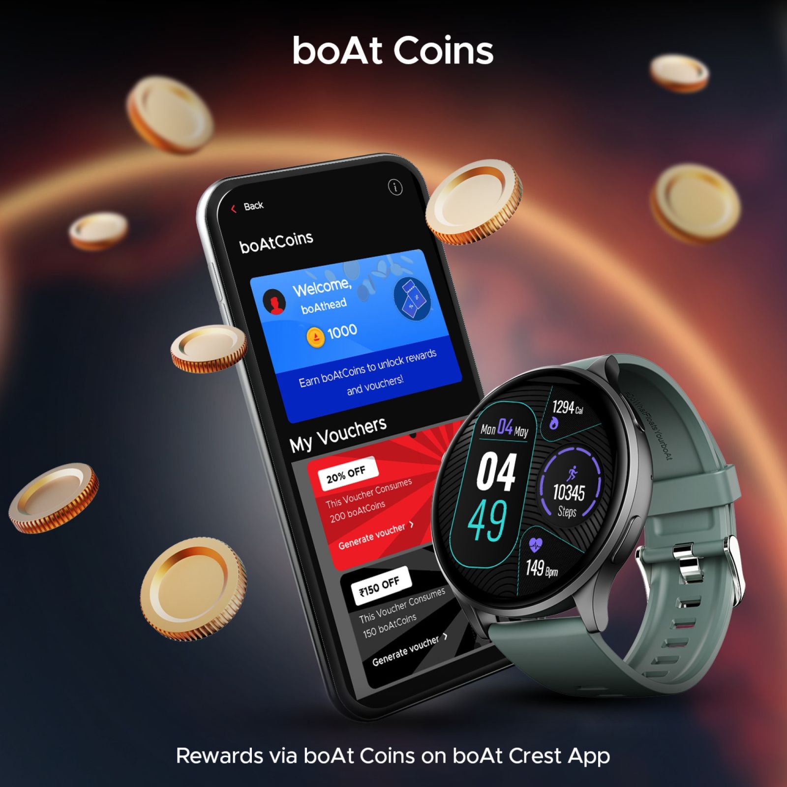 Buy boAt Lunar Prime Smartwatch with Bluetooth Calling