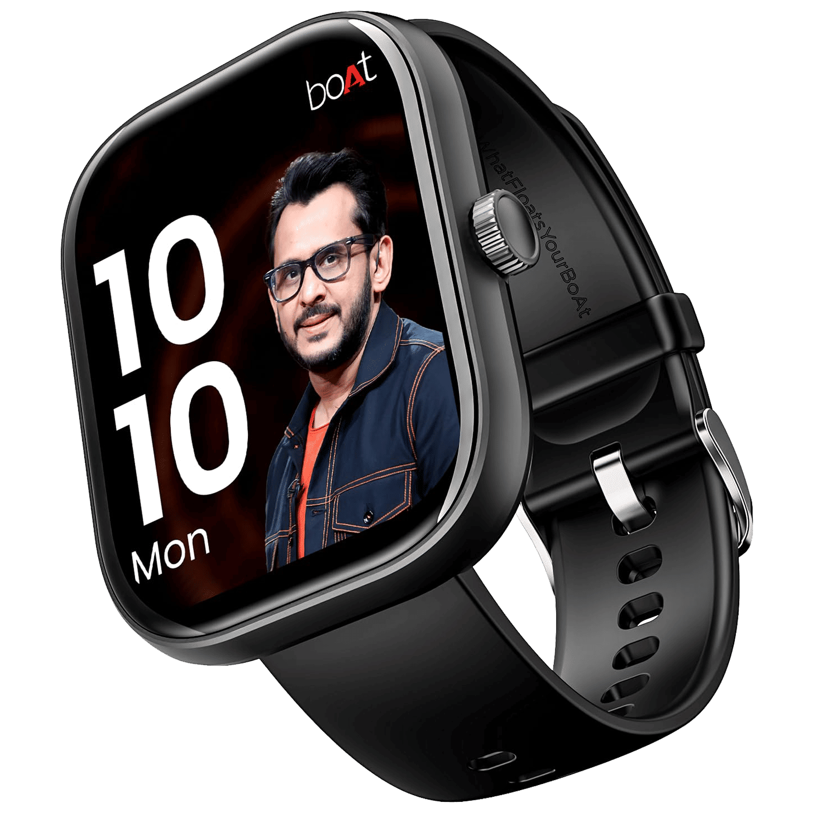 boAt Wave Sigma Smartwatch with Bluetooth Calling (51mm HD Display, IP67 Water Resistant, Active Black Strap)