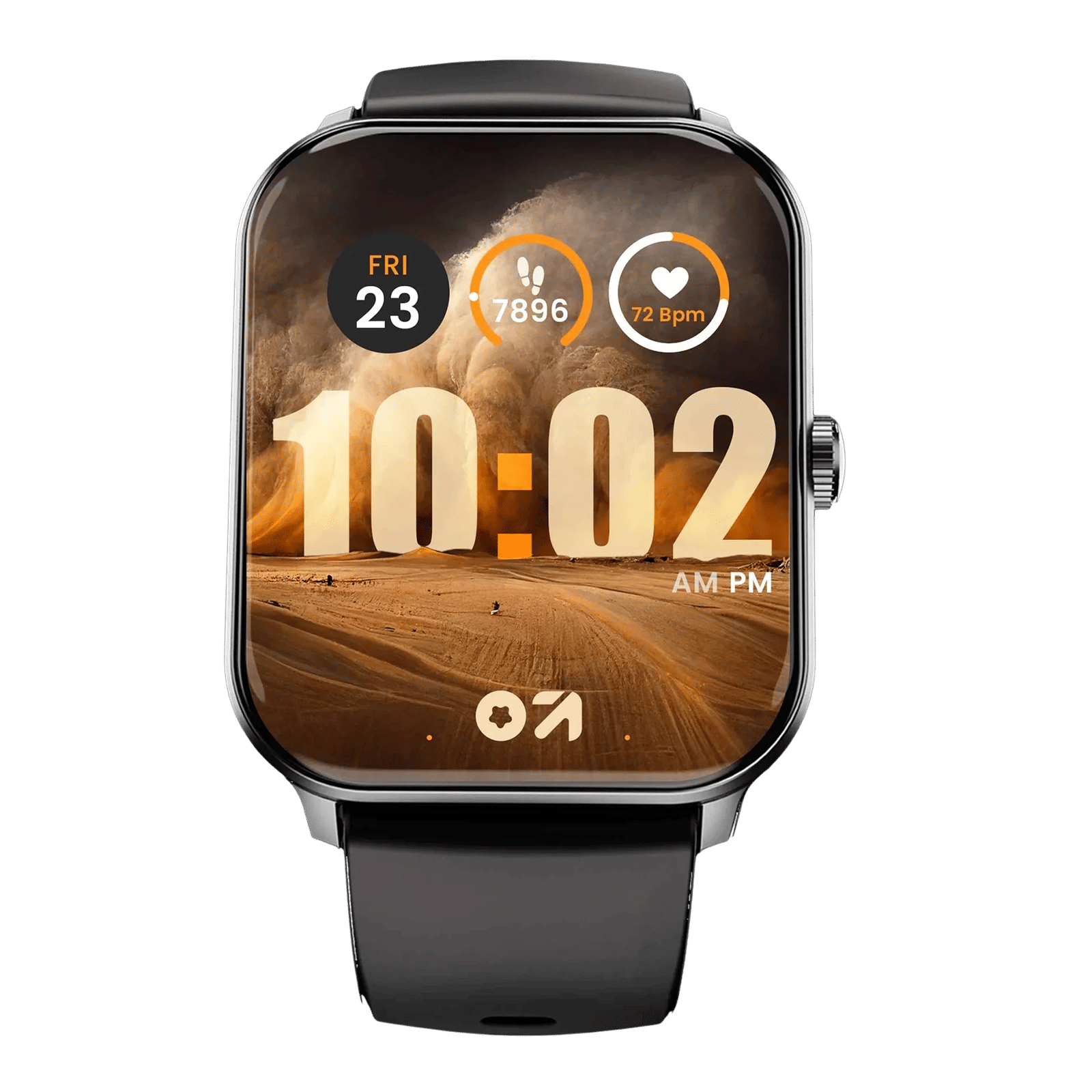 GOBOULT Drift Plus Smartwatch with Bluetooth Calling (46.99mm HD Display, IP68 Water Resistant, Black Coffee Strap)