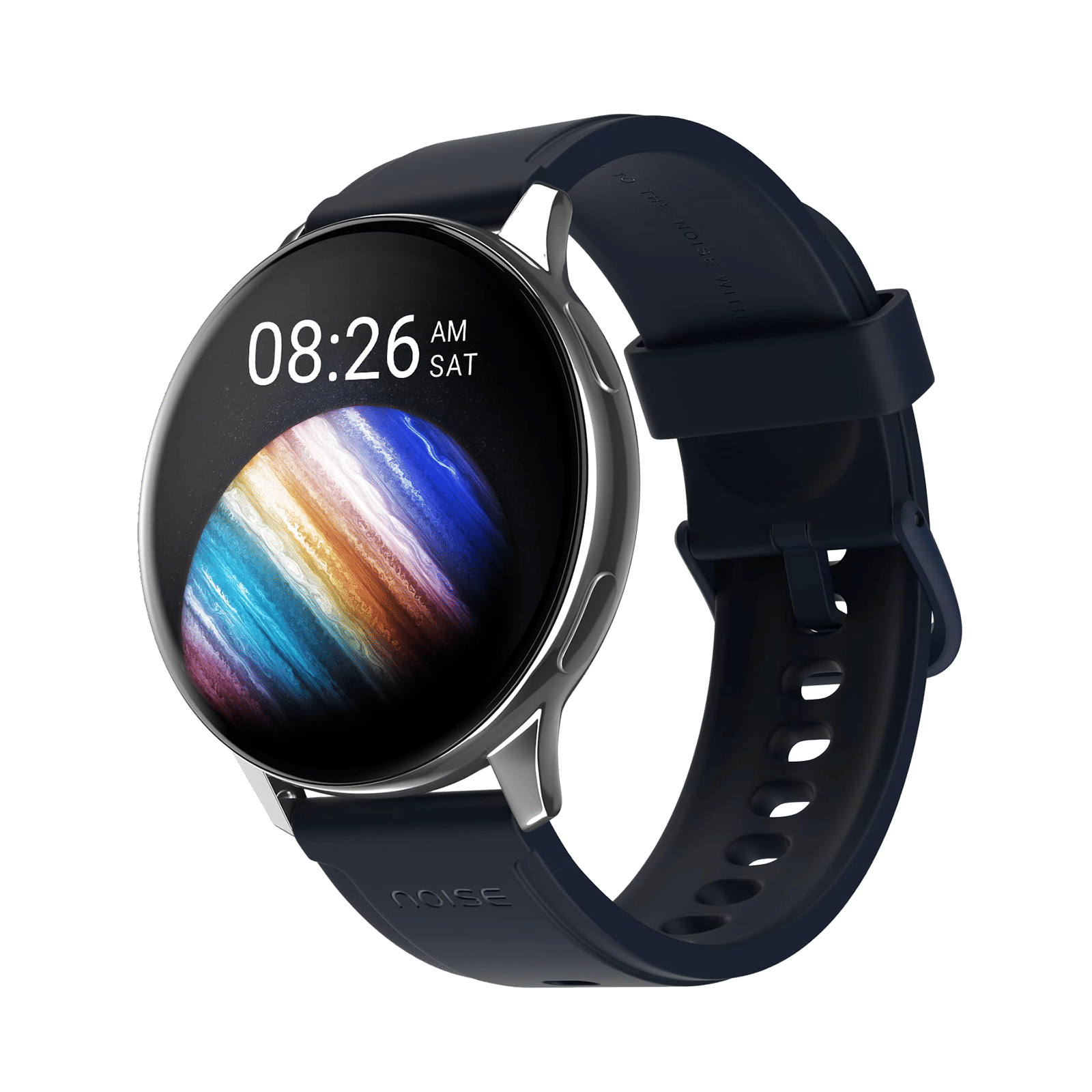 Noise Vortex Plus Smartwatch with Bluetooth Calling (37mm AMOLED Display, IP68 Water Resistant, Space Blue Strap)