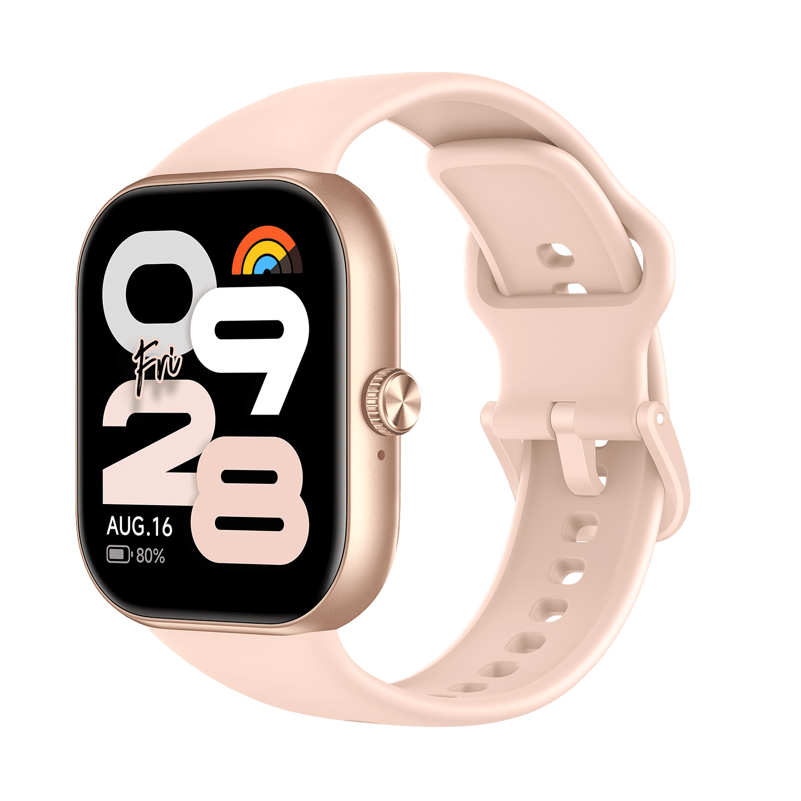 Redmi Move Bluetooth Android 6.0 Smartwatch (47mm AMOLED Display, 140+ Sports Modes, Quick Release TPU Gold Rush Strap)