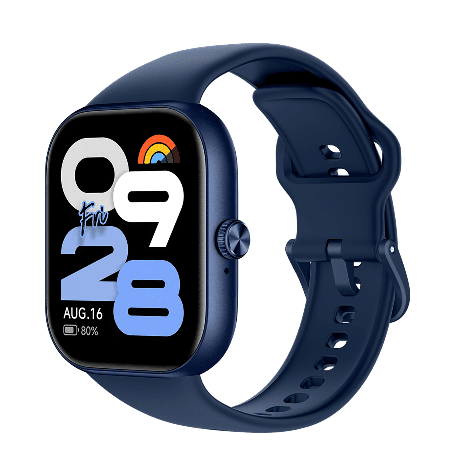 Redmi Move Bluetooth Android 6.0 Smartwatch (47mm AMOLED Display, 140+ Sports Modes, Quick Release TPU Blue Blaze Strap)