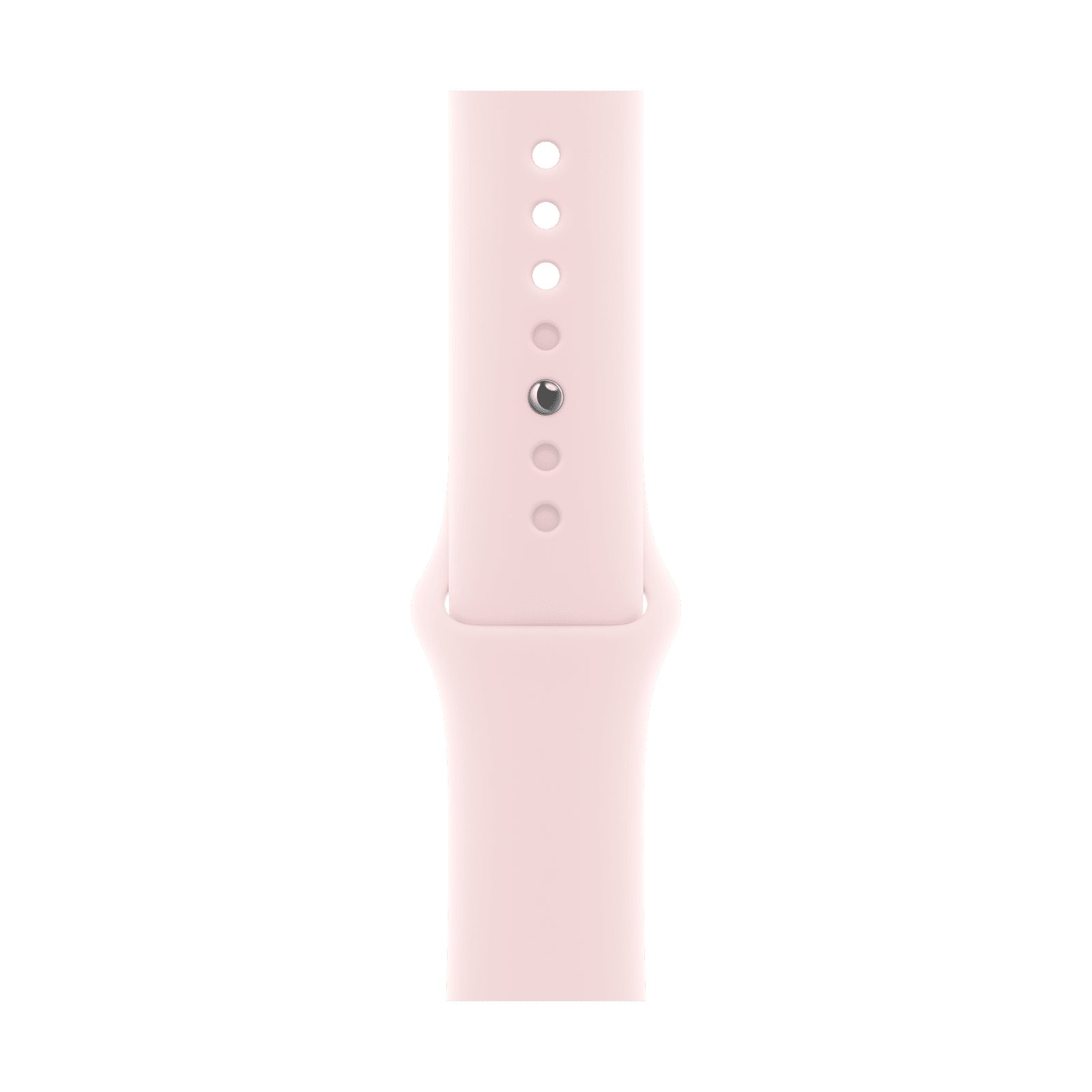 Apple Fluoroelastomer Sport Band for Apple Watch (42mm / 44mm / 45mm / 49mm, M/L) (Durable & Strong, Light Pink)