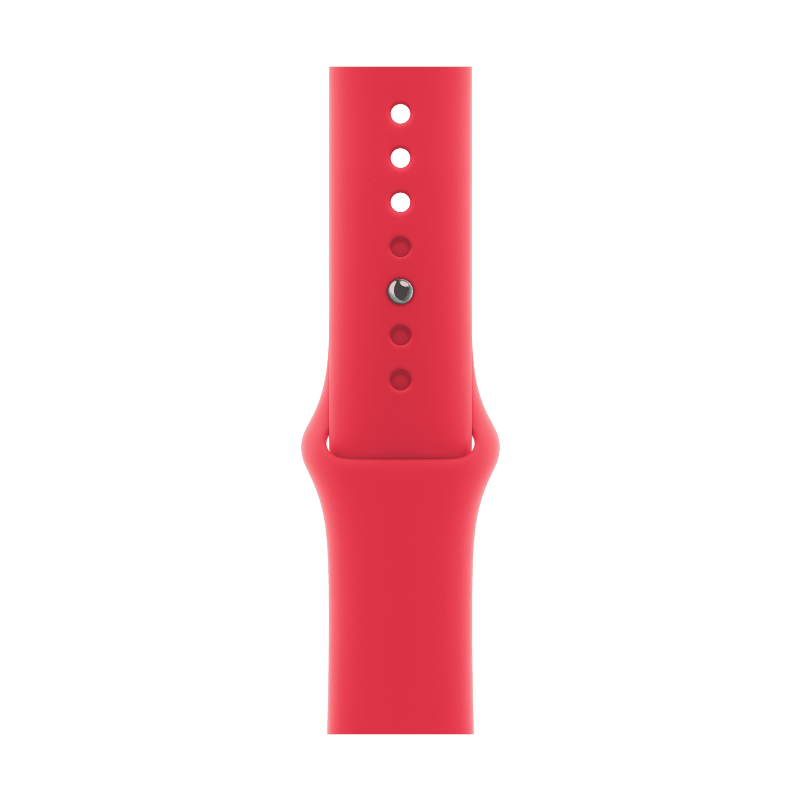 Apple Fluoroelastomer Sport Band for Apple Watch (42mm / 44mm / 45mm / 49mm, S/M) (Durable & Strong, Red)