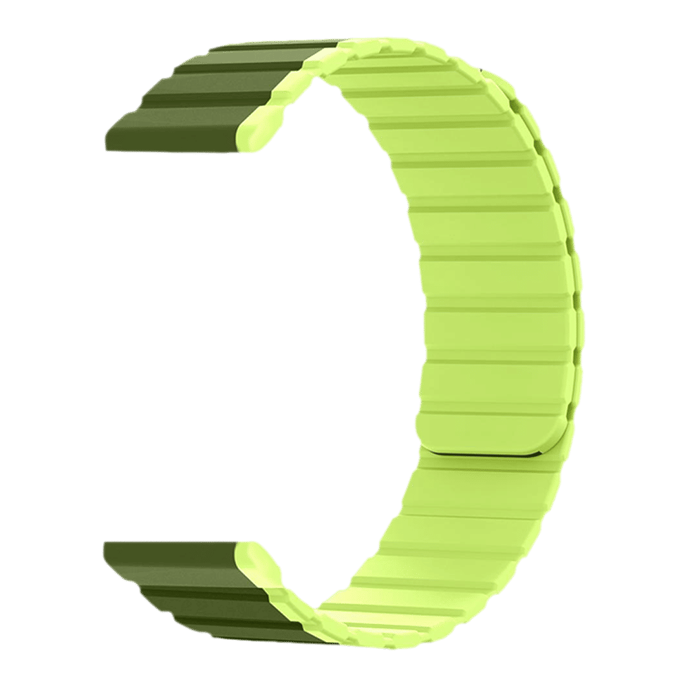 GRIPP Dual Reverser Magnetic Loop for Apple iWatch Series 1, 2, 3, 4, 5, 6 and SE (45mm / 49mm) (Lightweight, Military Parrot Green)