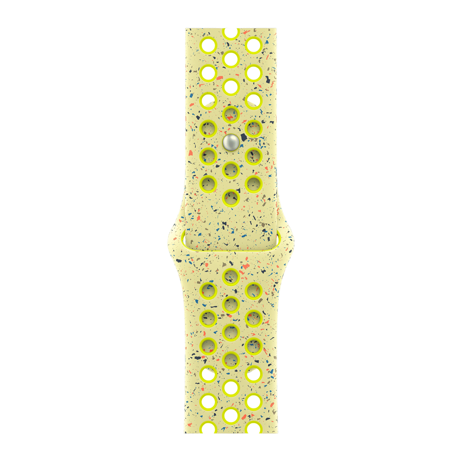 Apple Aluminium & Fluoroelastomer Nike Sport Band for Apple Watch (38mm / 40mm / 41mm, M/L) (Durable & Strong, Volt Splash)