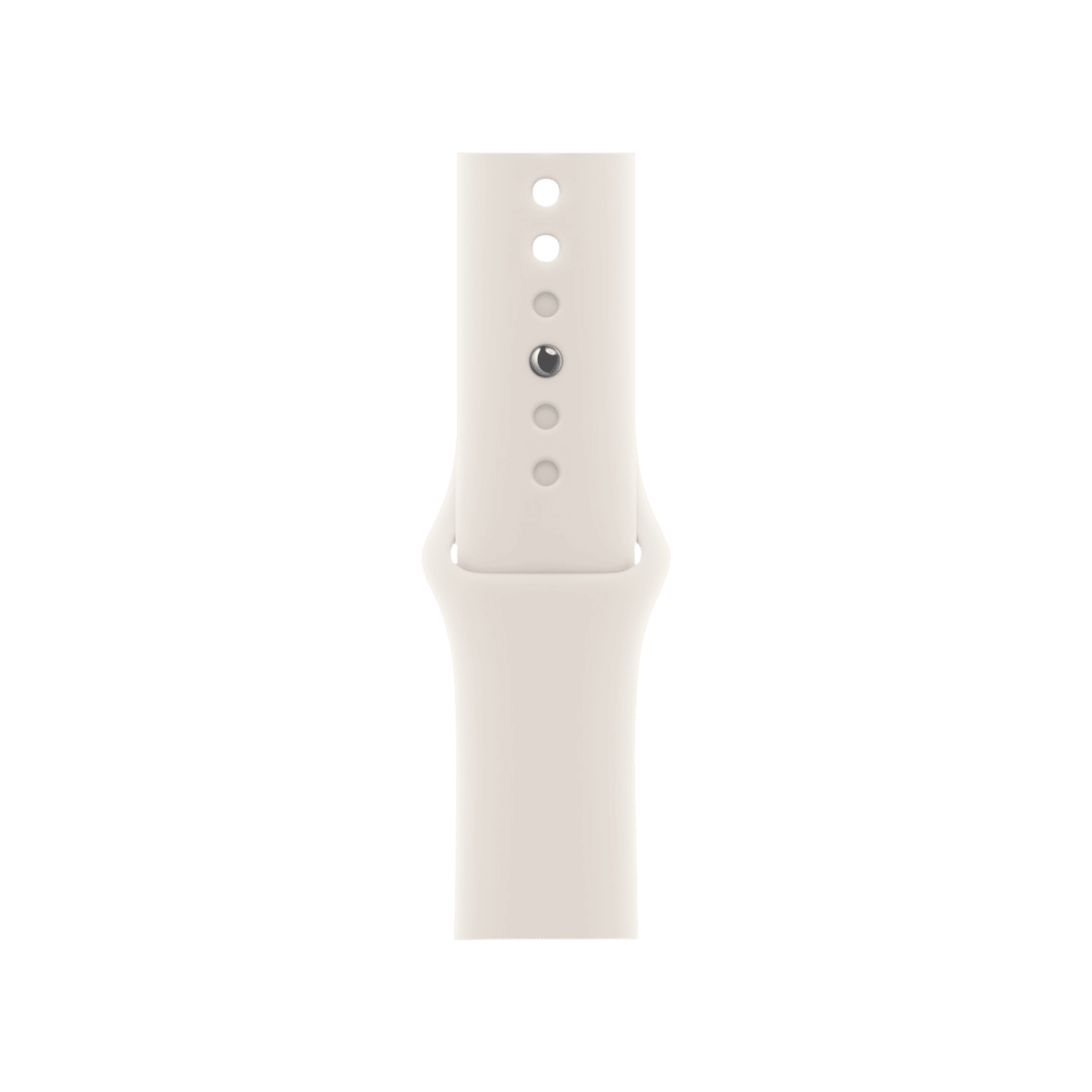 Apple Fluoroelastomer Sport Band for Apple Watch (38mm / 40mm / 41mm / 42mm, S/M) (Durable & Strong, Starlight)