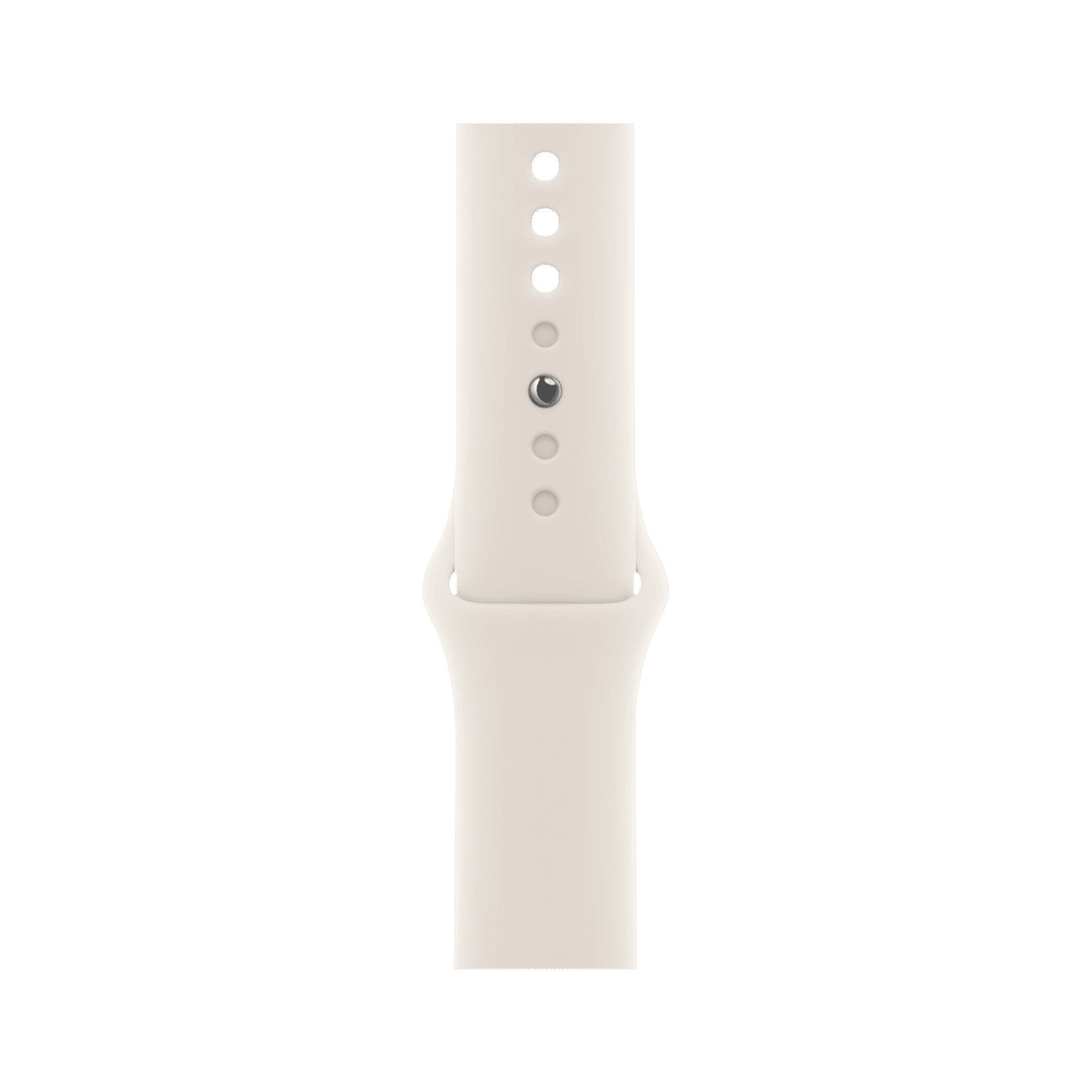 Apple Fluoroelastomer Sport Band for Apple Watch (44mm / 45mm / 46mm / 49mm, S/M) (Durable & Strong, Starlight)