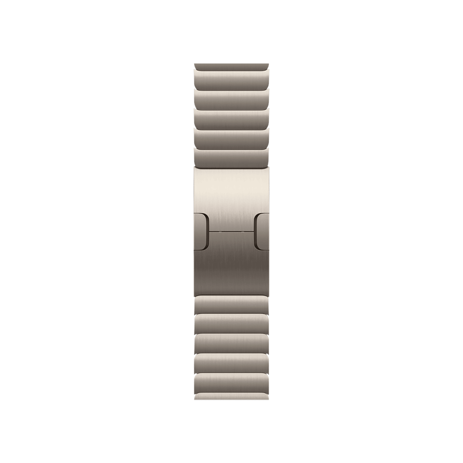 Apple Stainless Steel Link Bracelet for Apple (38mm / 40mm / 41mm / 42mm) (Simple Release Button, Natural)