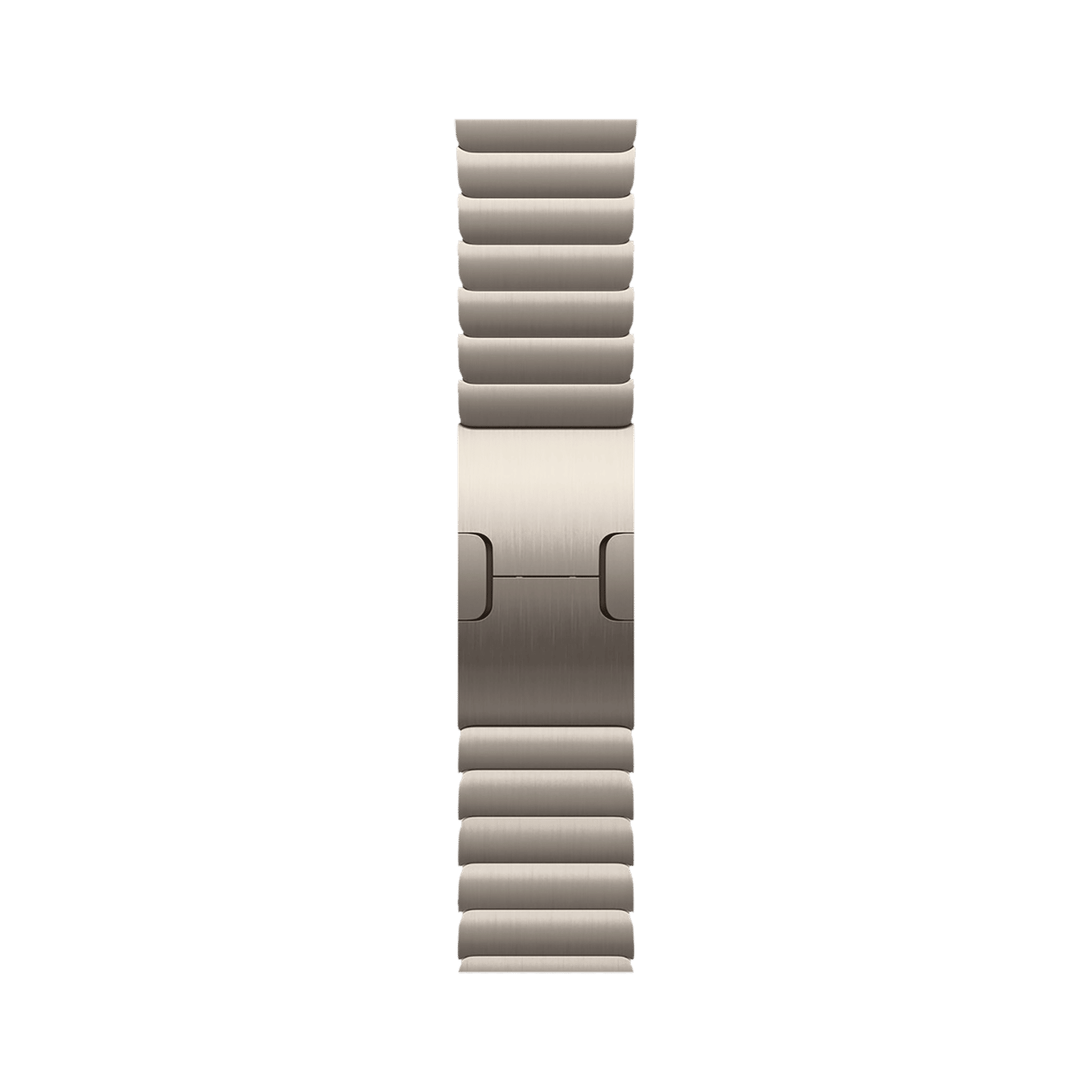 Apple Stainless Steel Link Bracelet for Apple (44mm / 45mm / 46mm / 49mm) (Simple Release Button, Natural)
