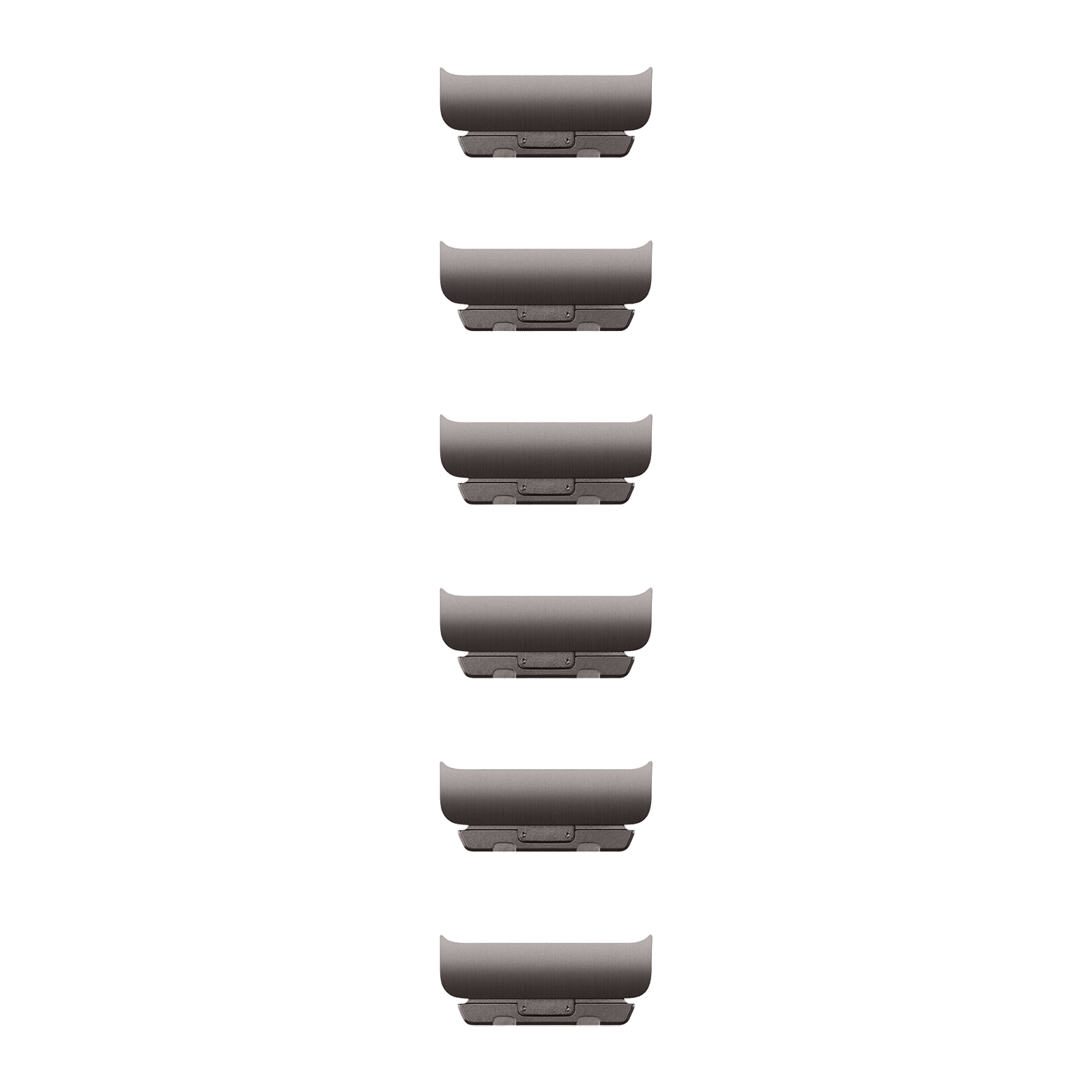 Apple Stainless Steel Link Bracelet Kit for Apple (44mm / 45mm / 46mm / 49mm) (Simple Release Button, Slate)