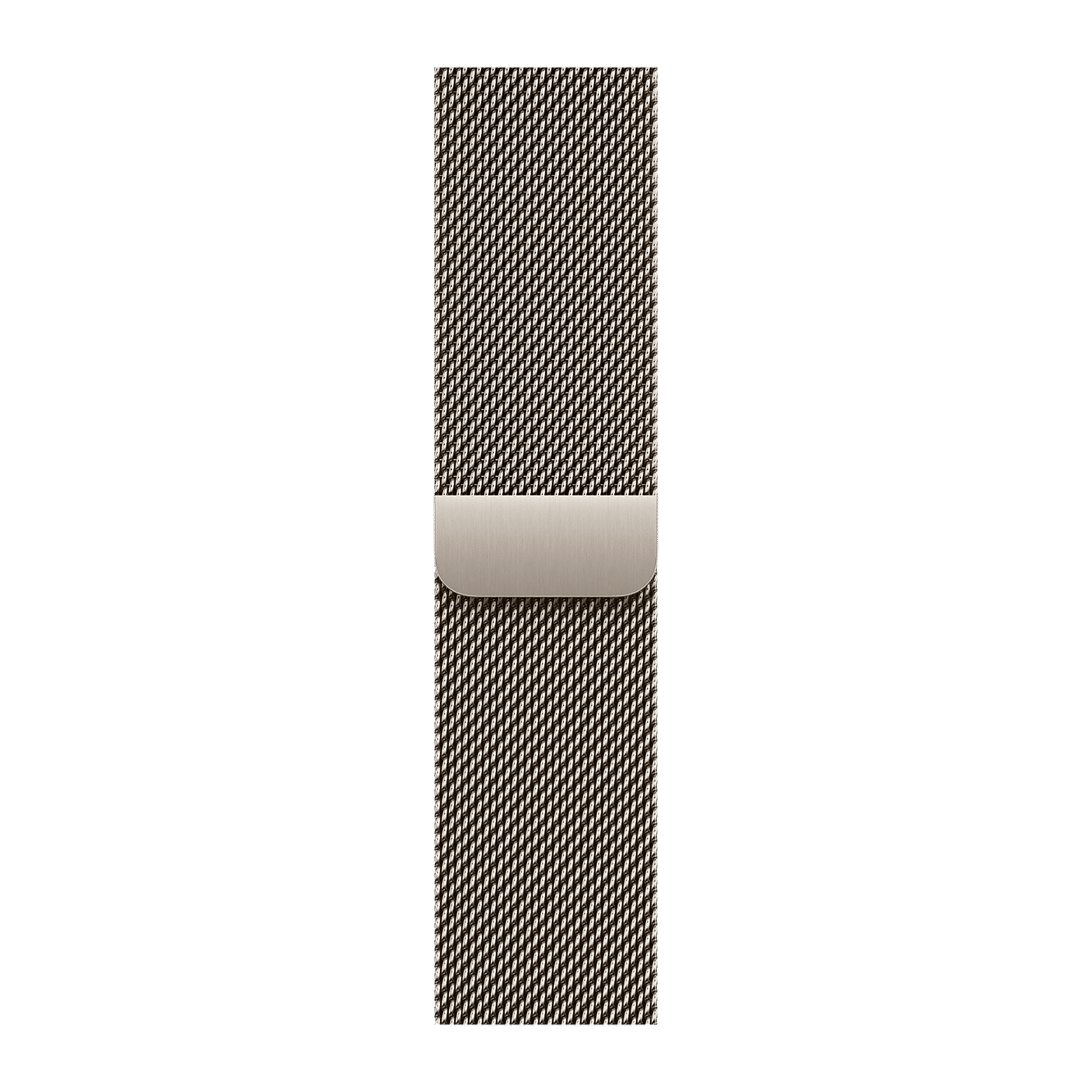 Apple Stainless Steel Magnetic Milanese Loop for Apple Watch (38mm / 40mm / 41mm / 42mm) (Physical Vapour Deposition Layer, Natural)