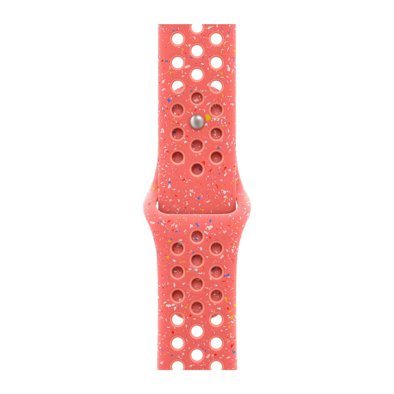 Apple Aluminium & Fluoroelastomer Nike Sport Band for Apple Watch (38mm / 40mm / 41mm / 42mm, S/M) (Durable & Strong, Magic Ember)