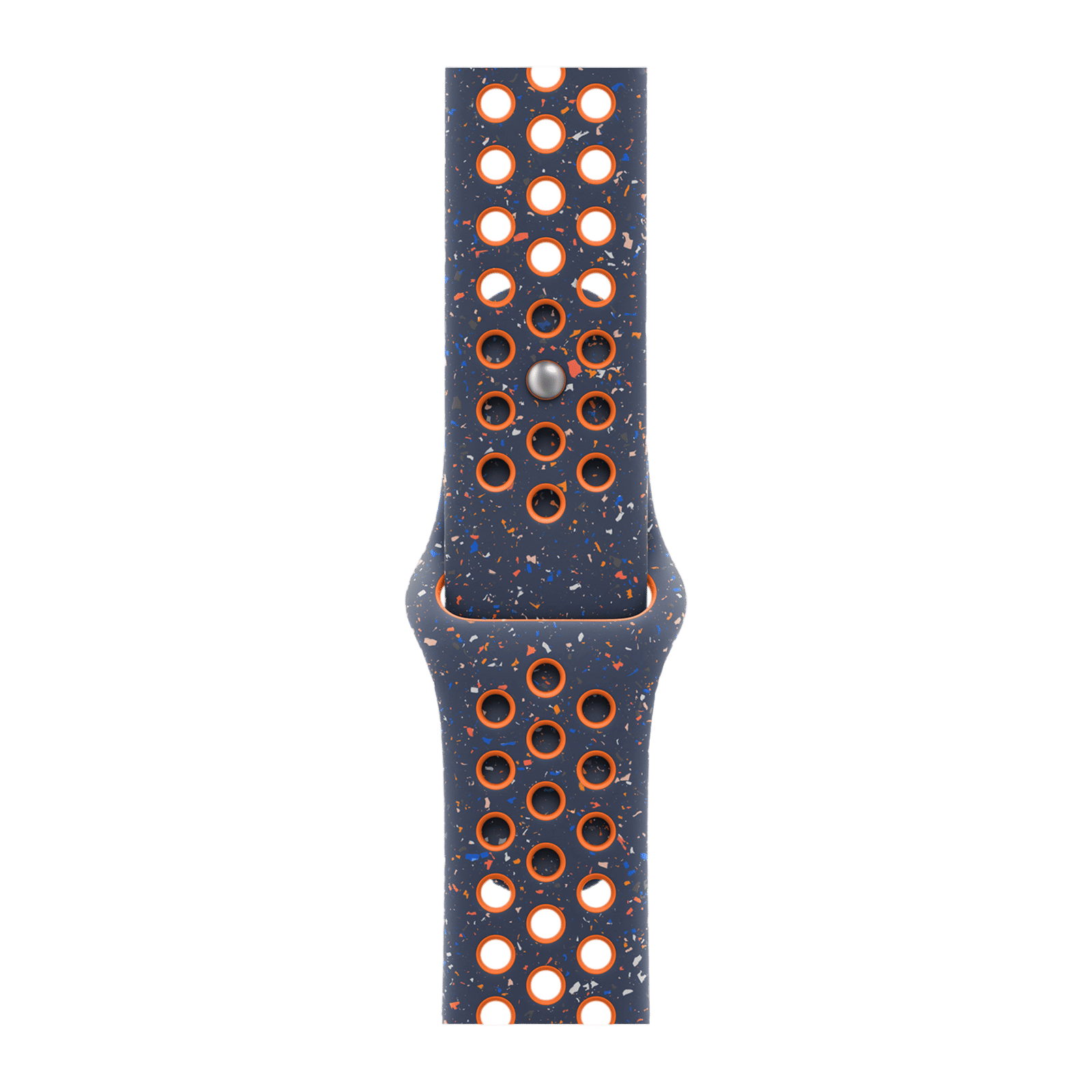 Apple Aluminium & Fluoroelastomer Nike Sport Band for Apple Watch (44mm / 45mm / 46mm / 49mm, M/L) (Durable & Strong, Blue Flame)