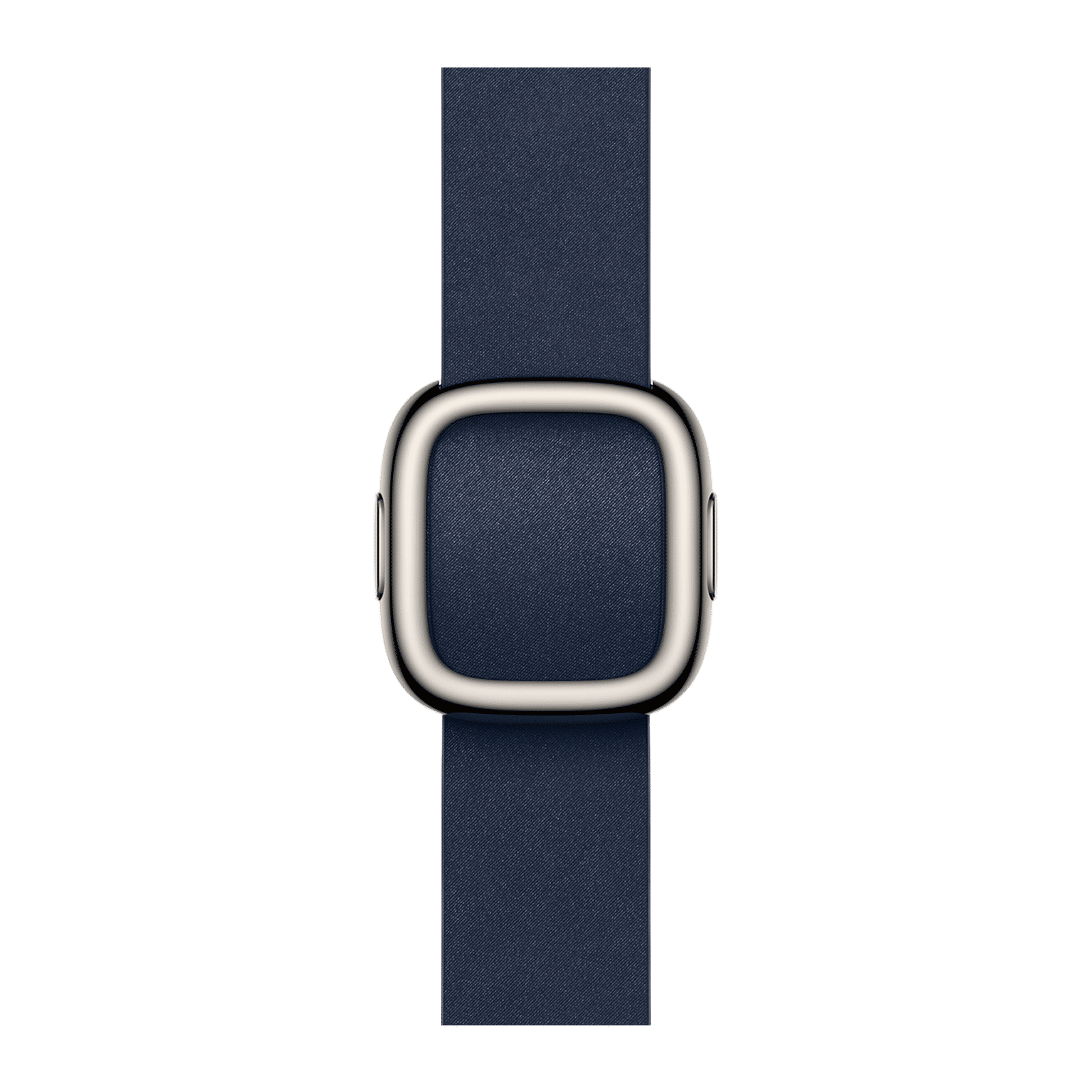 Apple Polyester Modern Buckle for Apple Watch (38mm / 40mm / 41mm / 42mm, Large) (Strength & Stretch Resistance, Deep Blue)