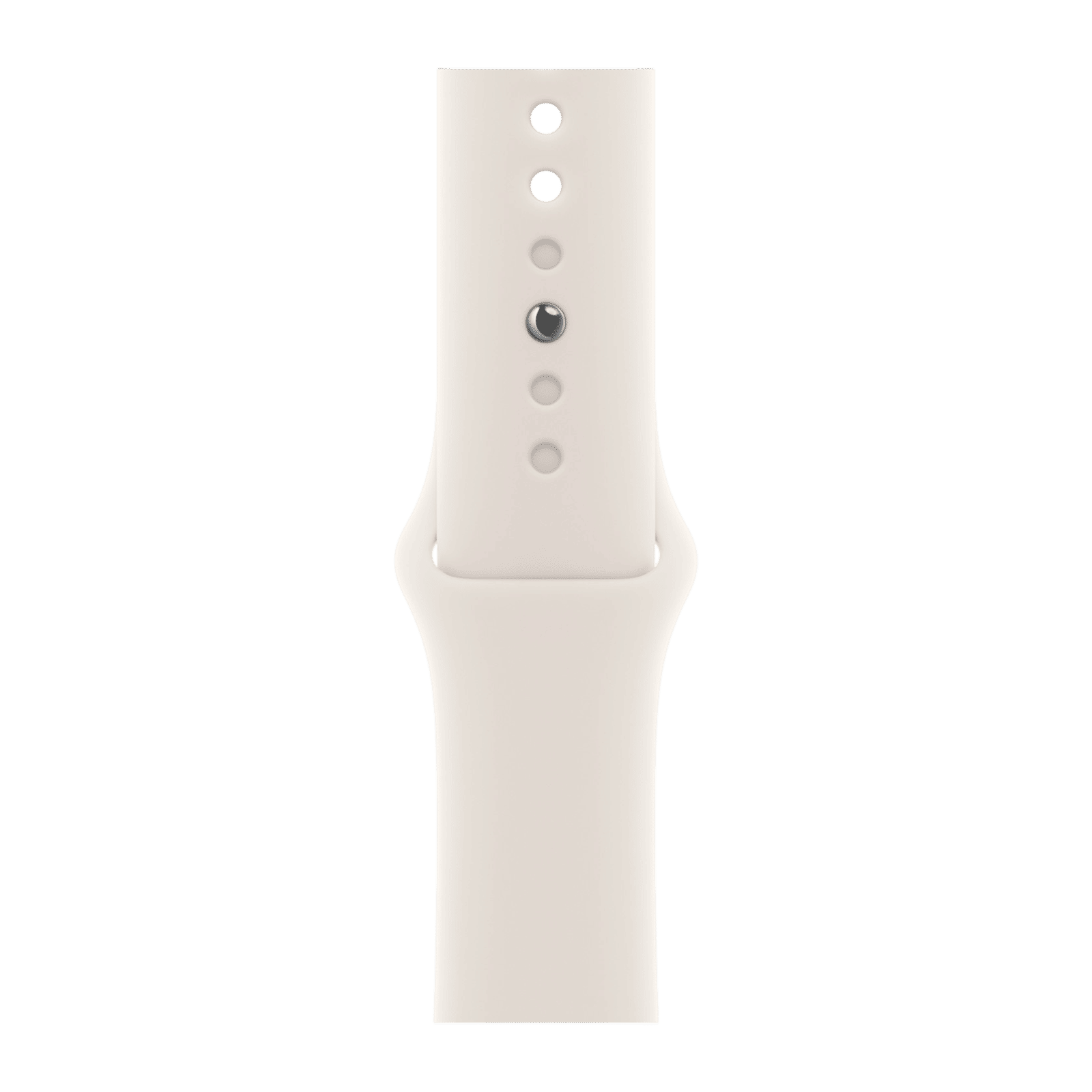 Apple Fluoroelastomer Sport Band for Apple Watch (38mm / 40mm / 41mm, S/M) (Durable & Strong, Starlight)