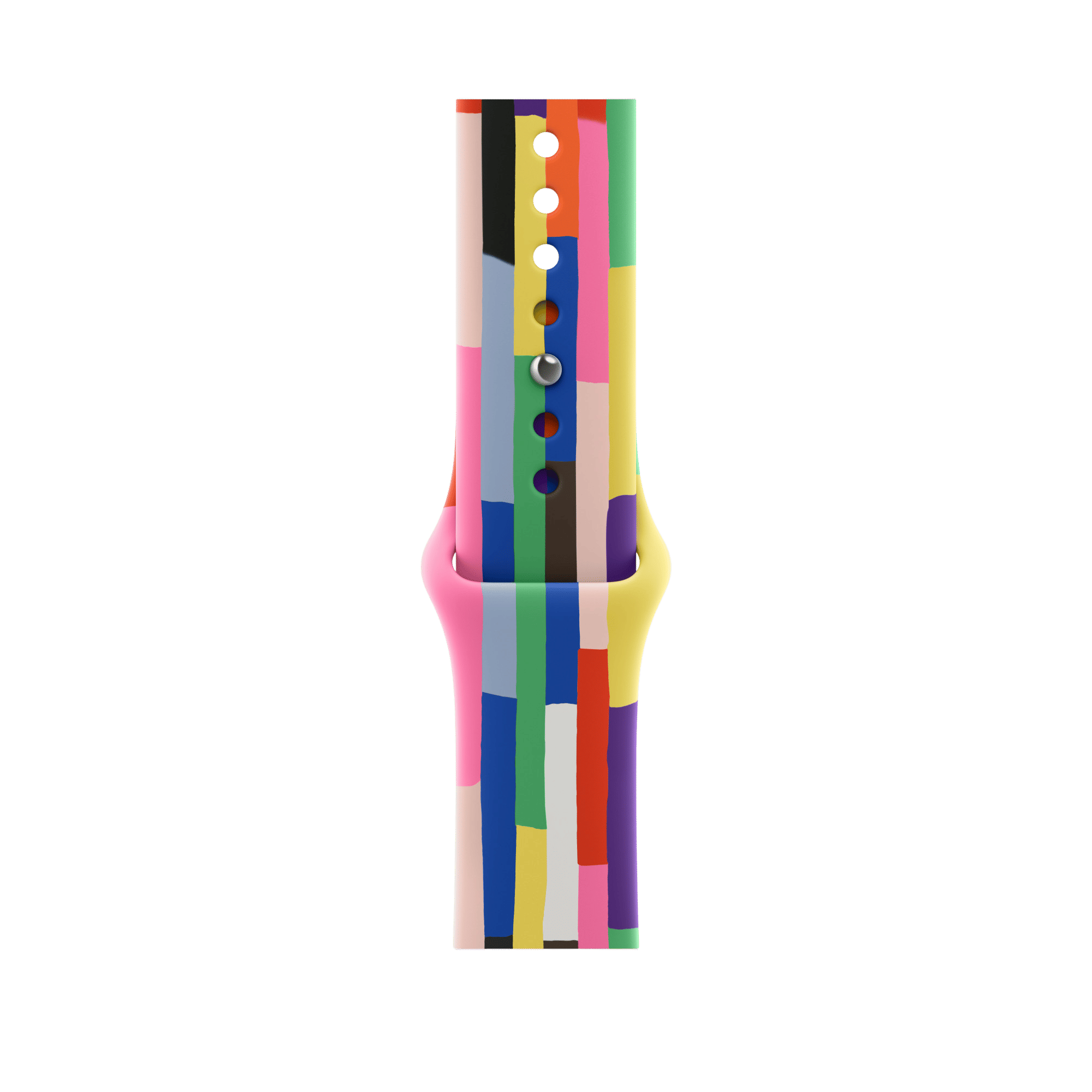 Apple Fluoroelastomer Sport Band for Apple (44mm / 45mm / 46mm / 49mm, M / L) (Pin-and-tuck Closure, Pride Edition)